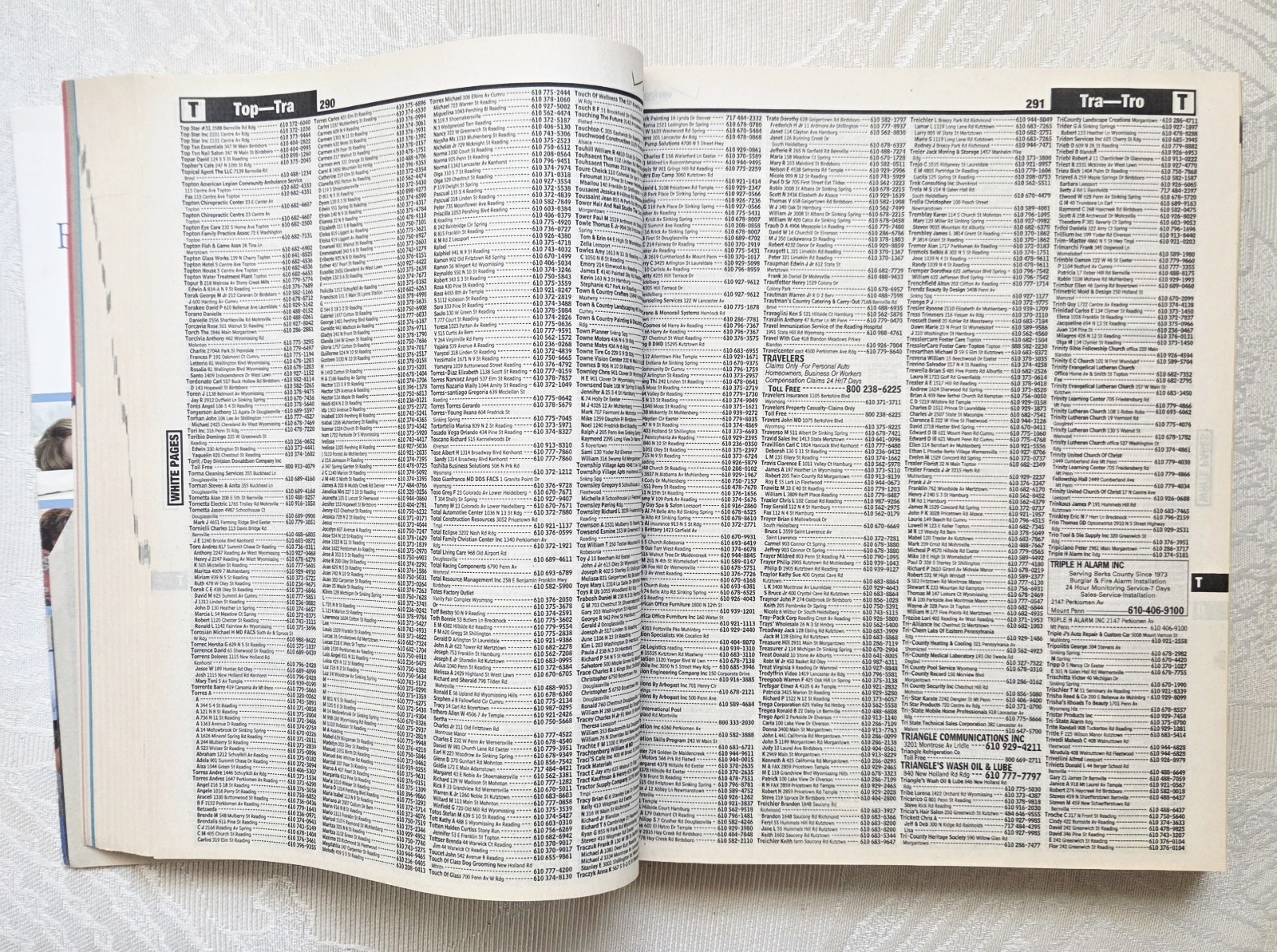 The Real Yellow Pages (YP) 2007 Reading PA Pennsylvania Area Codes 610 484 Rare