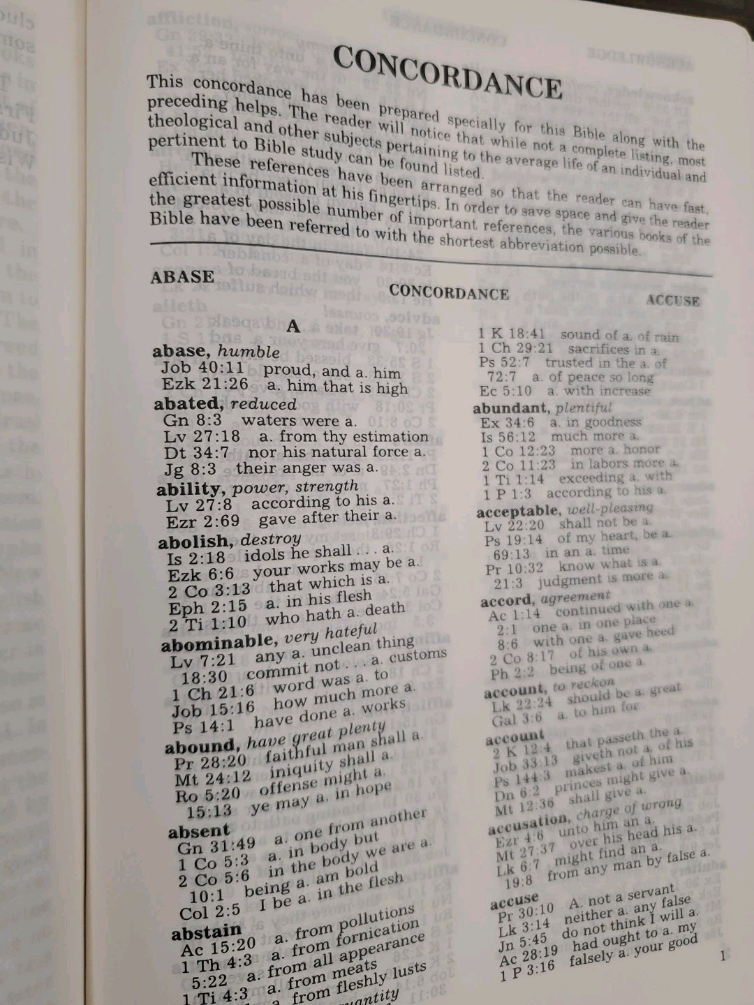 Nelson KJV Giant Print References Bible Concordance Red Letter Bonded Leather