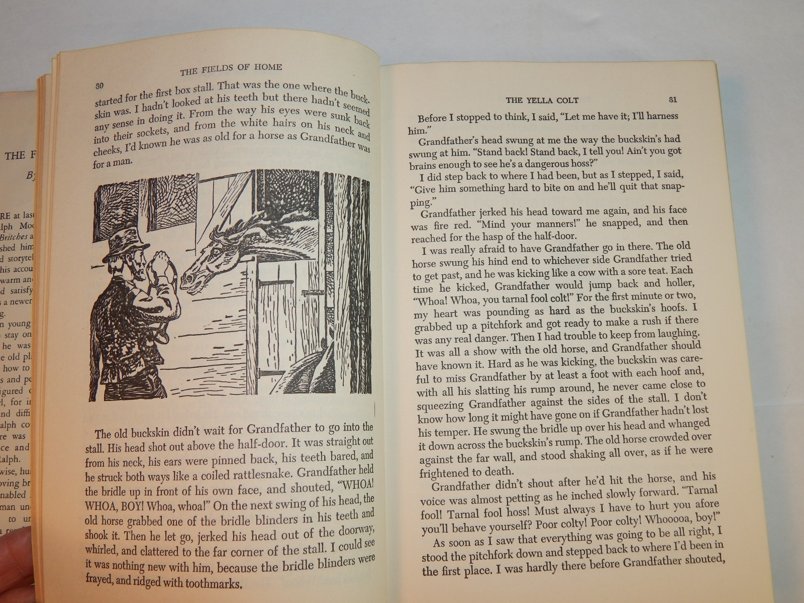 The Fields of Home by 1953 Ralph Moody Hardback Dustcover