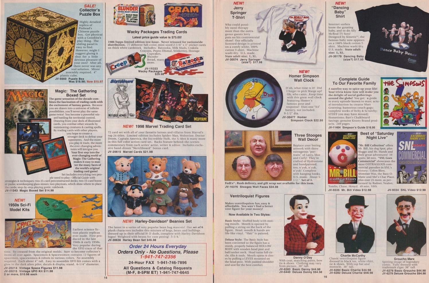 8 old Johnson Smith Co. Curios Gifts Novelty Catalogs (1960s, 70s & 90s) on DVD