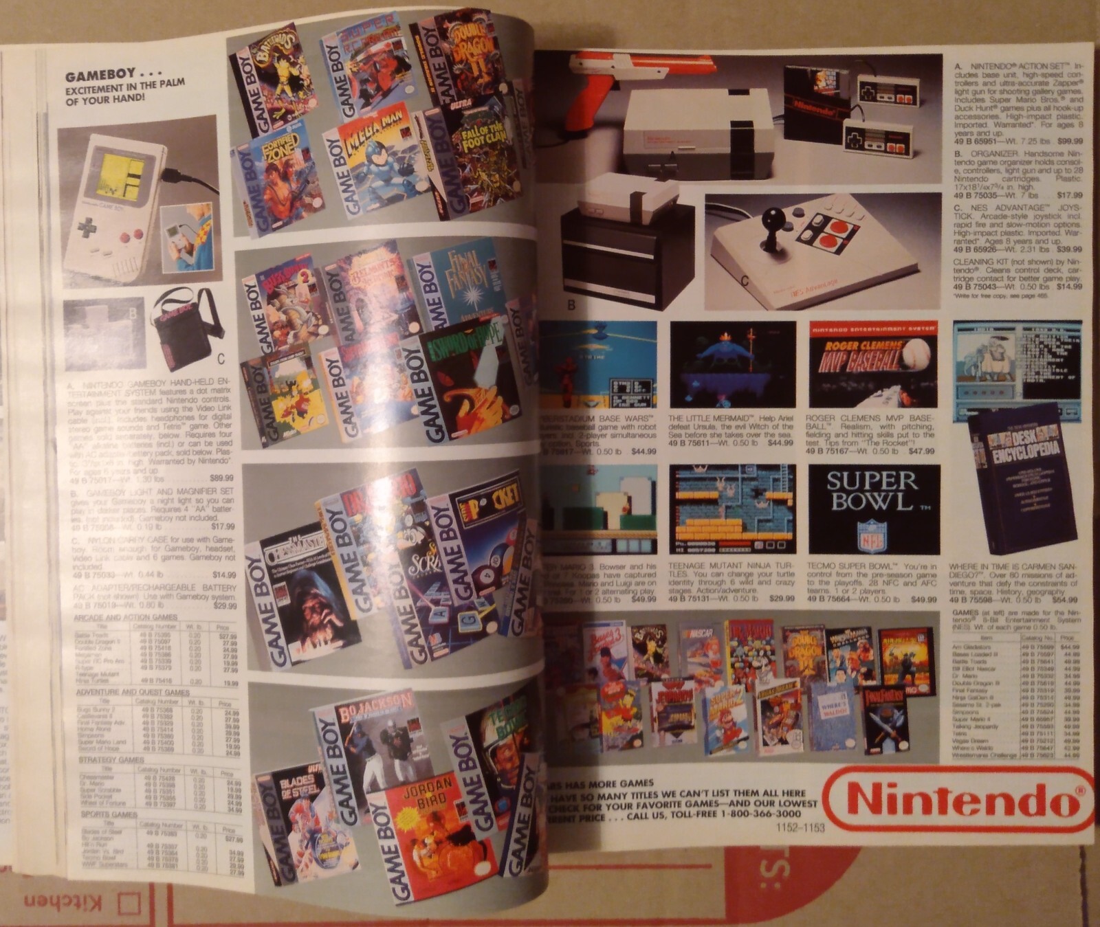 Sears 1992 Annual Catalog 1595 Pages Tools Toys Nintendo Appliances Electronics