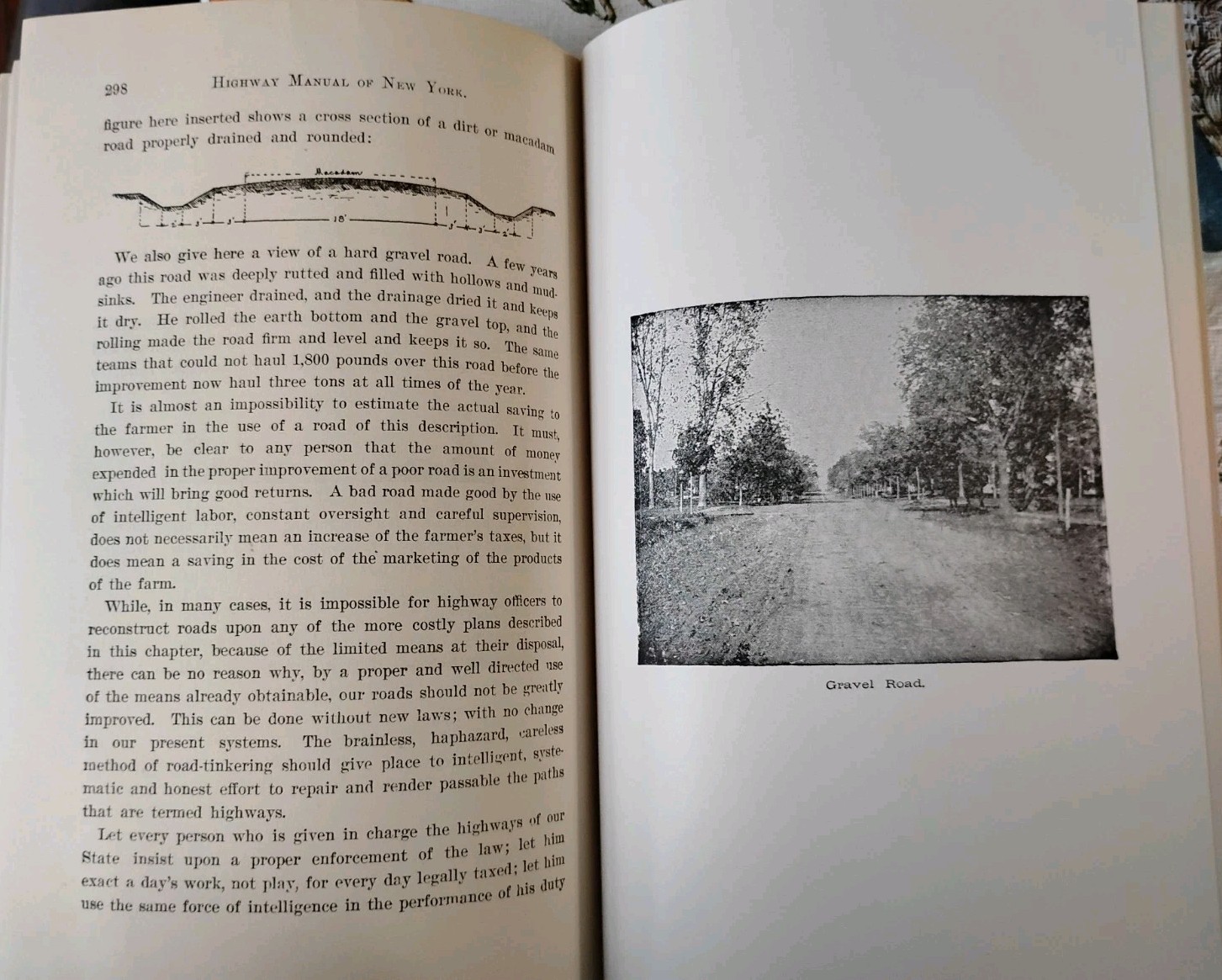 1893 HIGHWAY MANUAL State of NEW YORK 1st Ed NY Road Laws Engineering VTG