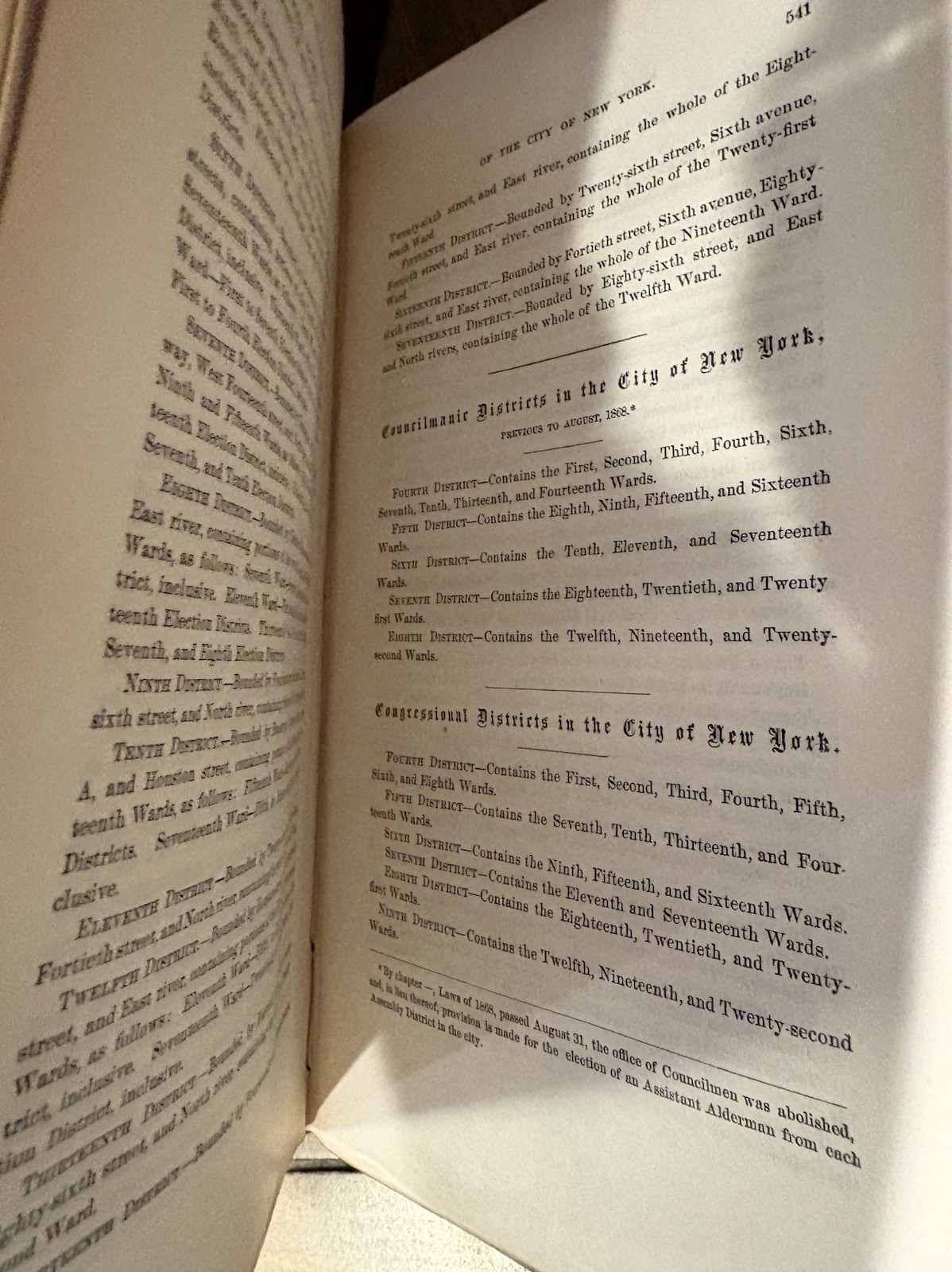 Manual of the Corporation of the City of New York 1868 HC Book
