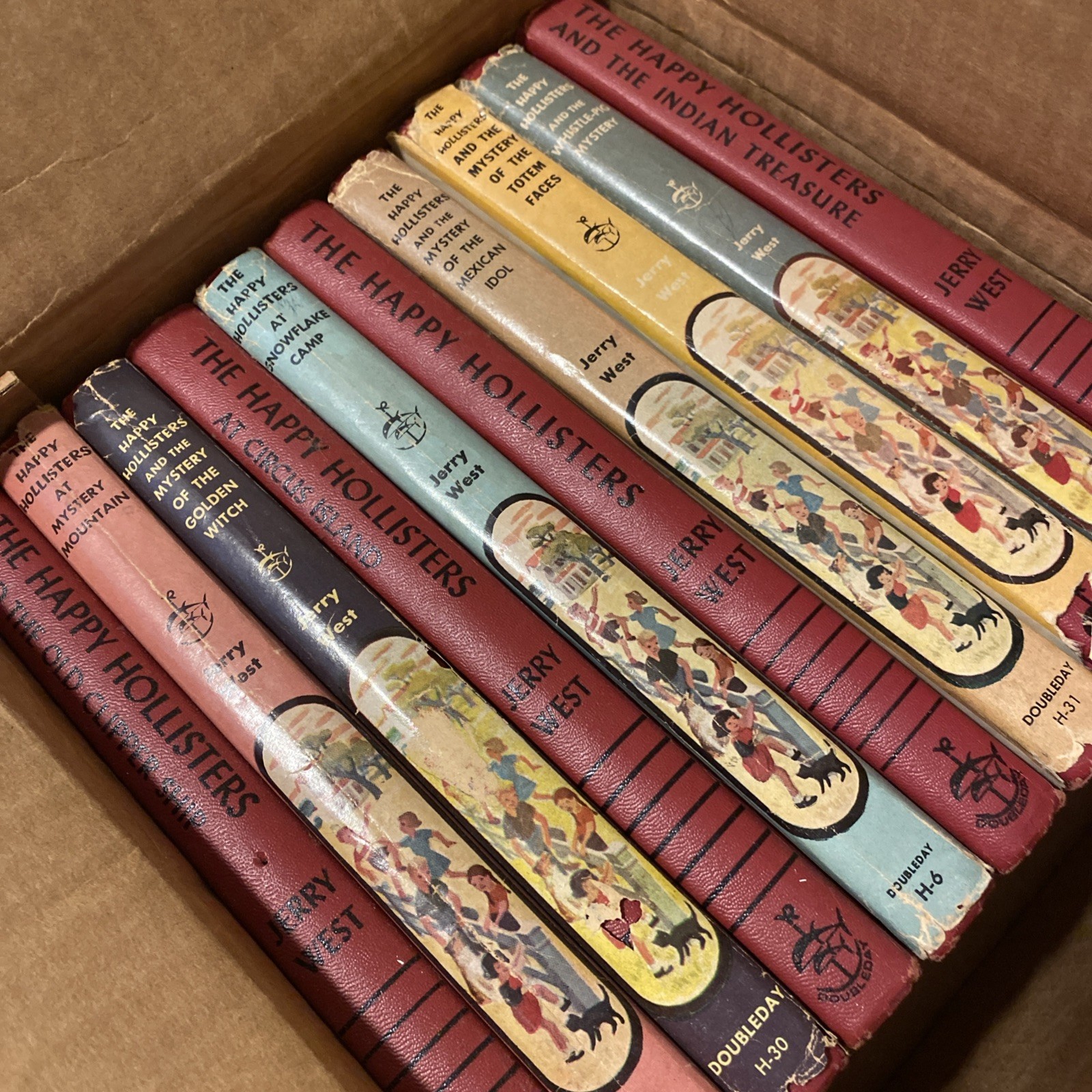 The Happy Hollisters Book Series Lot of 10 HC Volumes w/ Dust Jackets