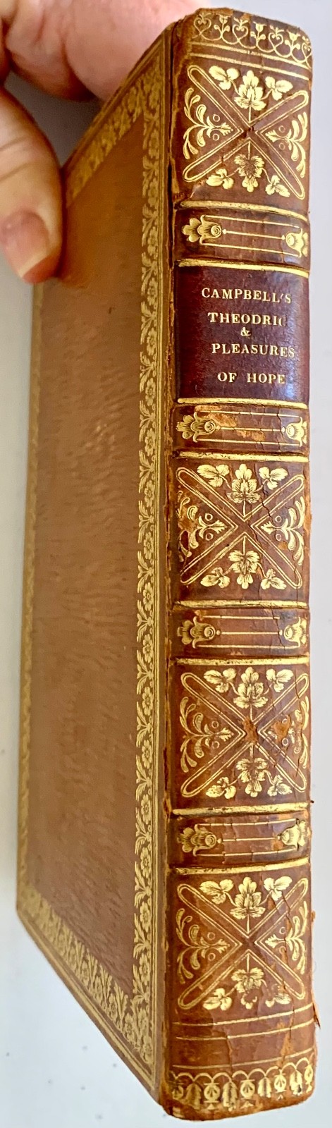 THEODRIC (1824) & PLEASURES OF HOPE (1825) by Thomas Campbell – Fine binding