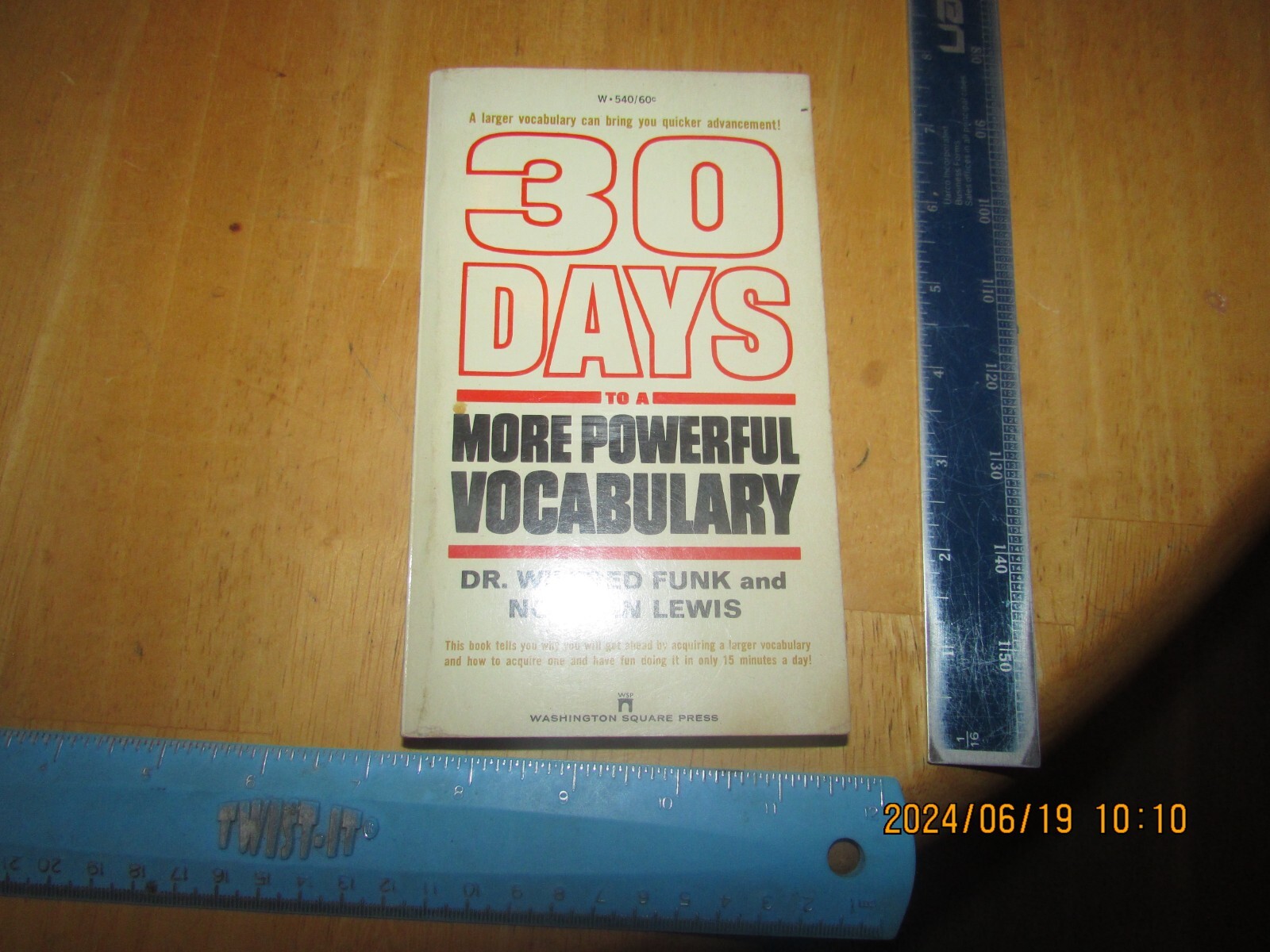 30 Days to a More Powerful Vocabulary by Dr, Wilfred Funk (1968, Paperback)