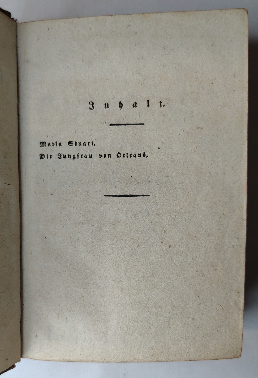 Friedrich Schiller’s Complete Works: Seventh Volume Antique 1823 Hardback Book