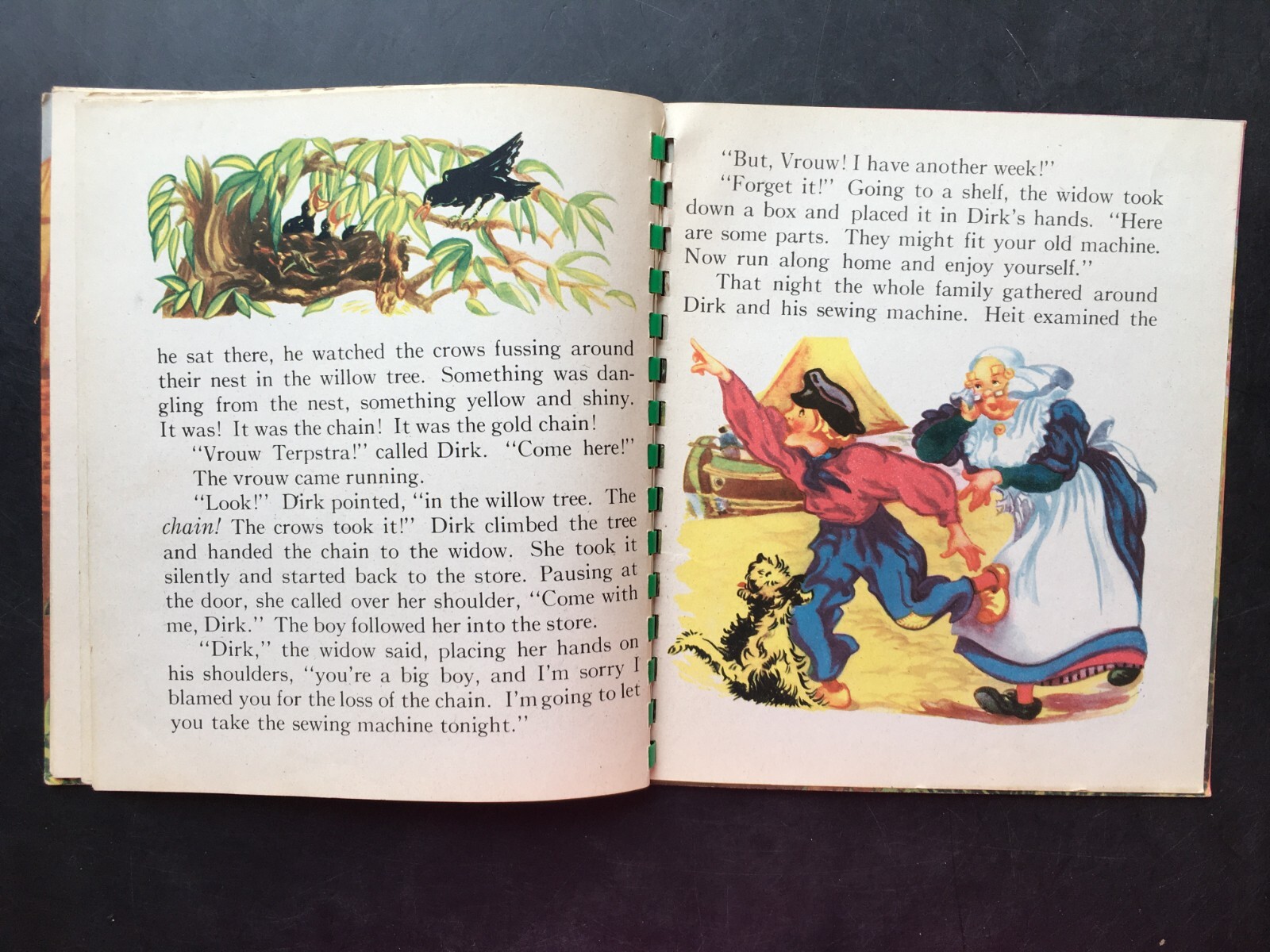 Dirk Mem’s Big Boy Spiral Paperback Book by Mary Ellen Kooistra 1946