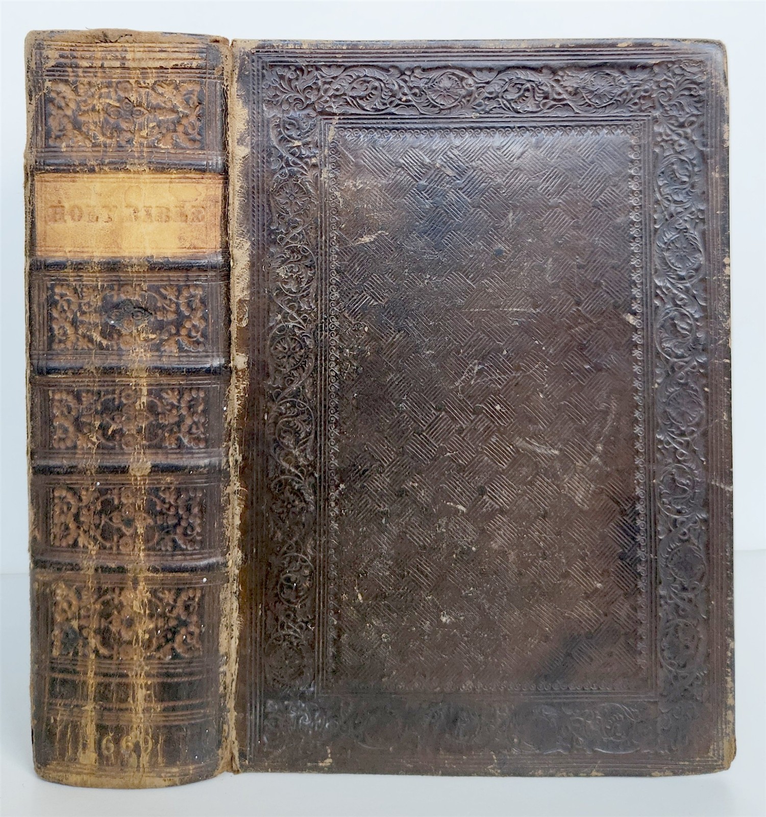 1669 BIBLE in ENGLISH by JOHN BILL & CHRISTOPHER BARKER antique King James