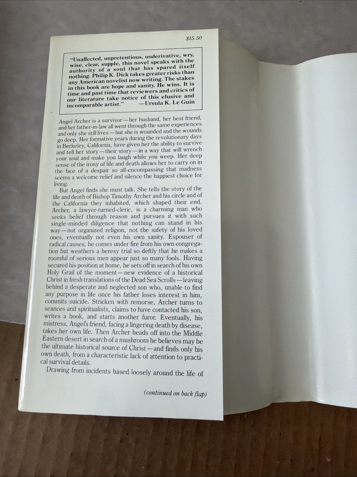 Philip K Dick The Transmigration of Timothy Archer 1st Print HC