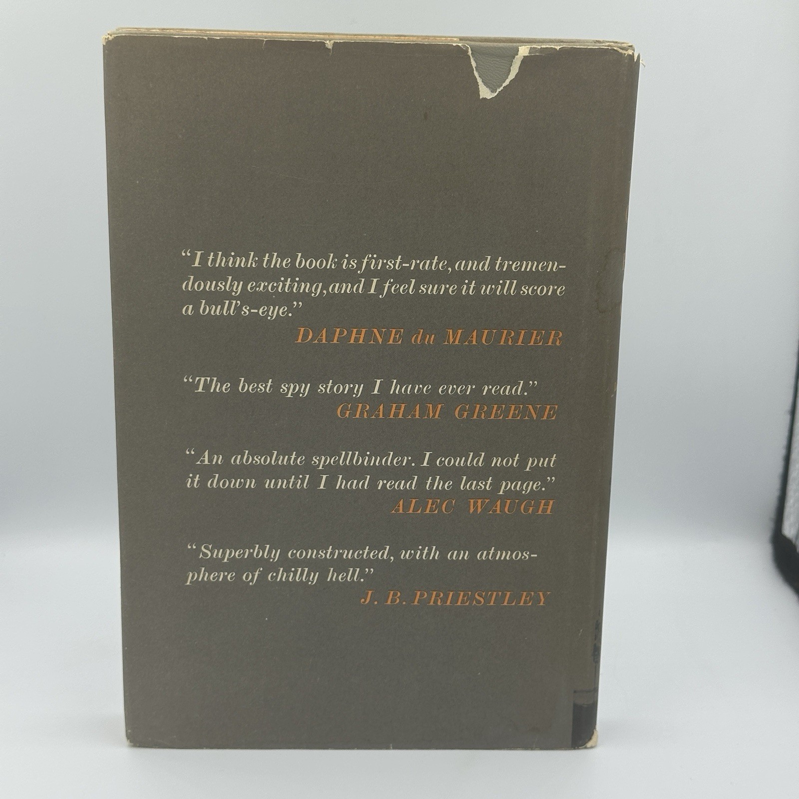 The Spy Who Came In From The Cold By John Le Carre 1963 HCDJ BOOK CLUB G/VG
