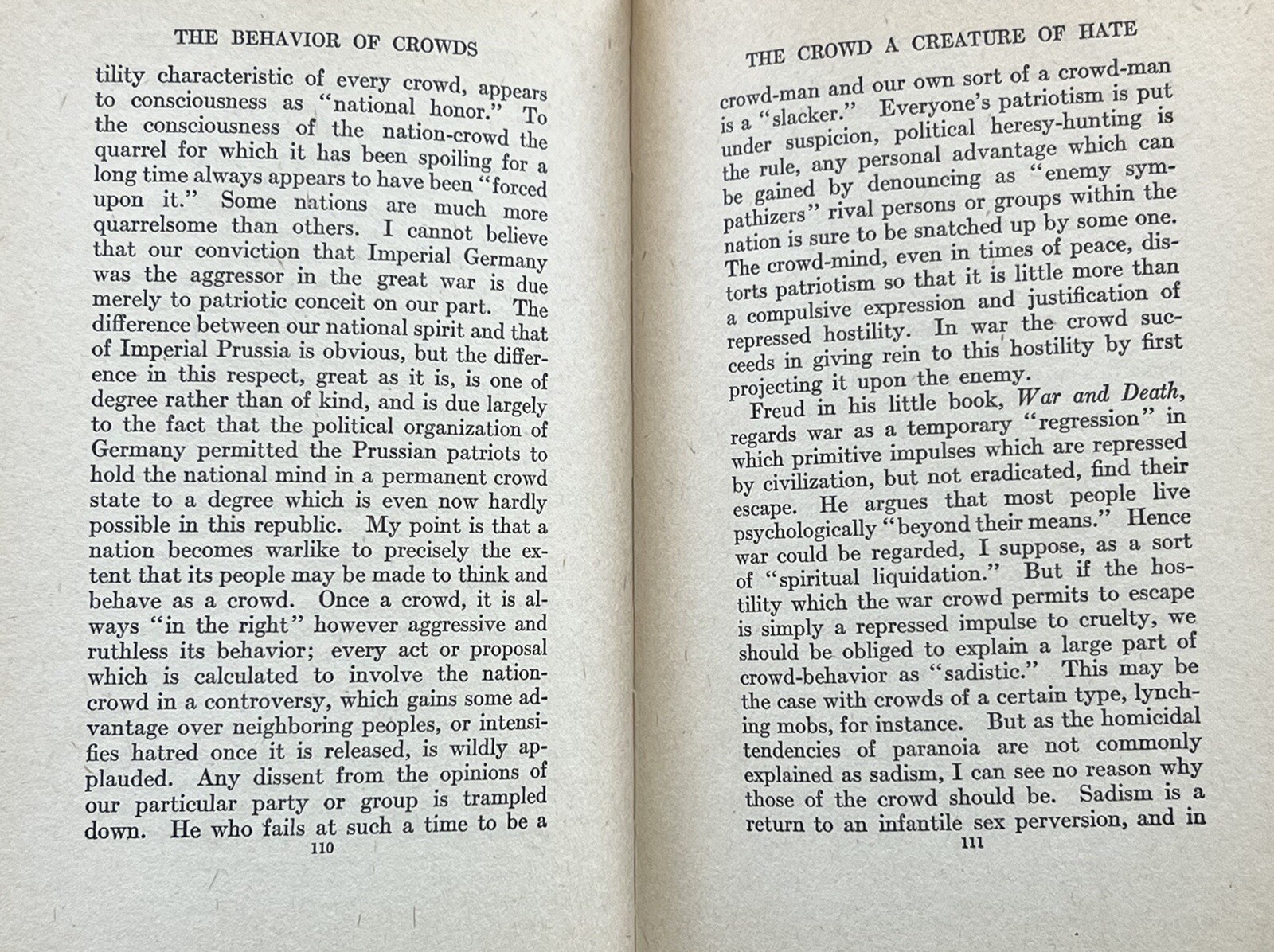 1920 The Behavior of Crowds 1st Ed. ~ Wall Street Stock Market ~ Mob Psychology