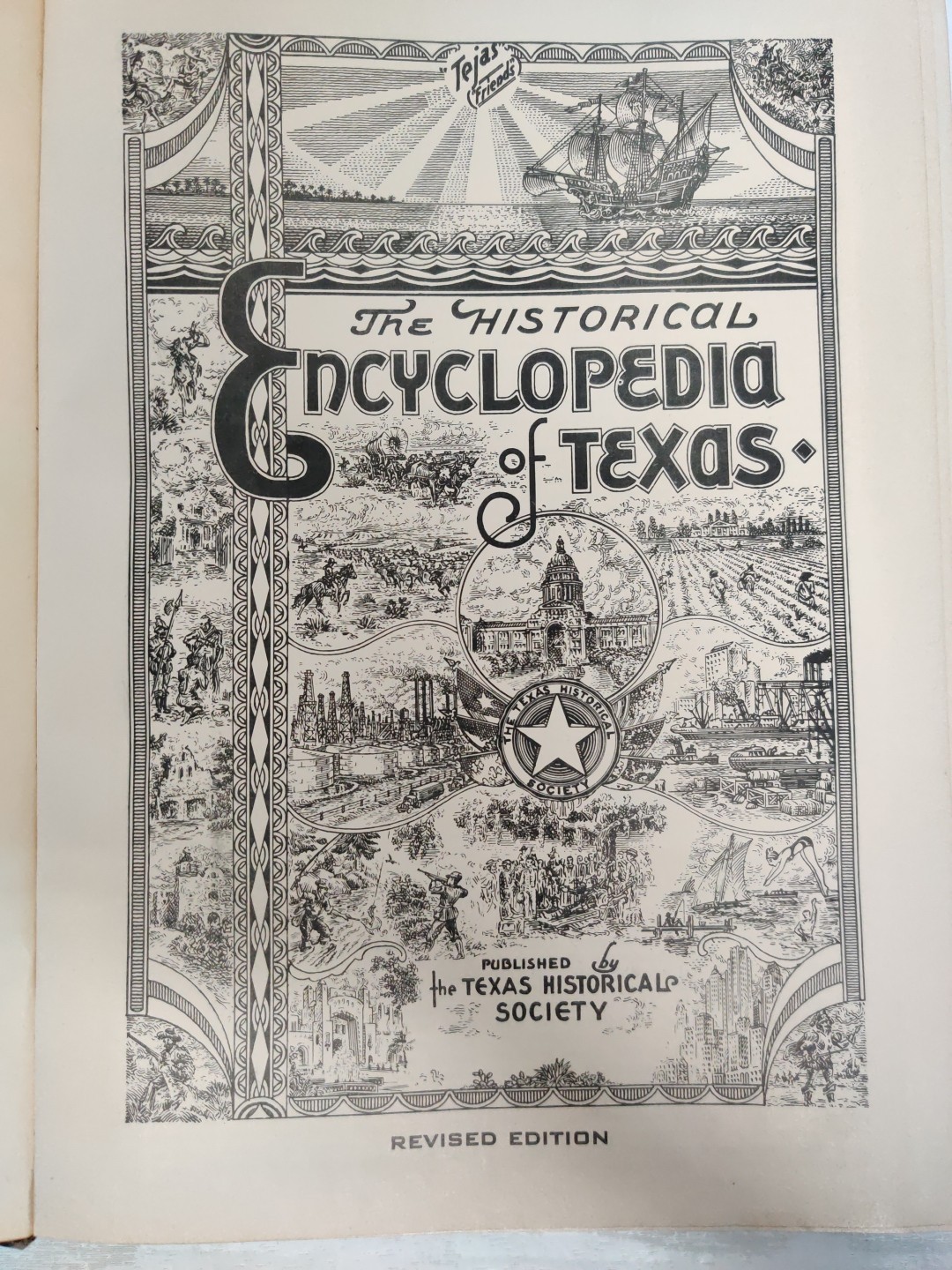 The Historical Encyclopedia of Texas Vol II Revised Version Embossed Biographies