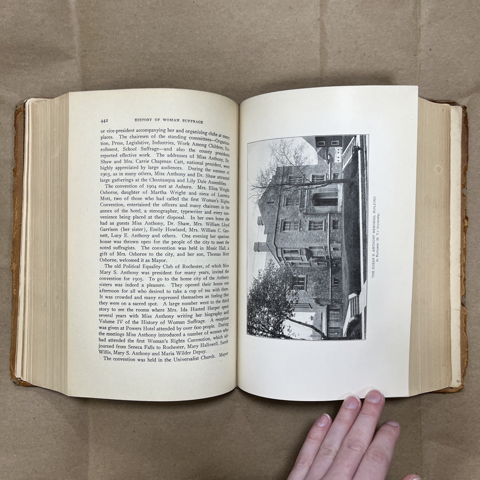 The History of Women’s Suffrage Volume VI 1900-1920 Leather Binding 1922