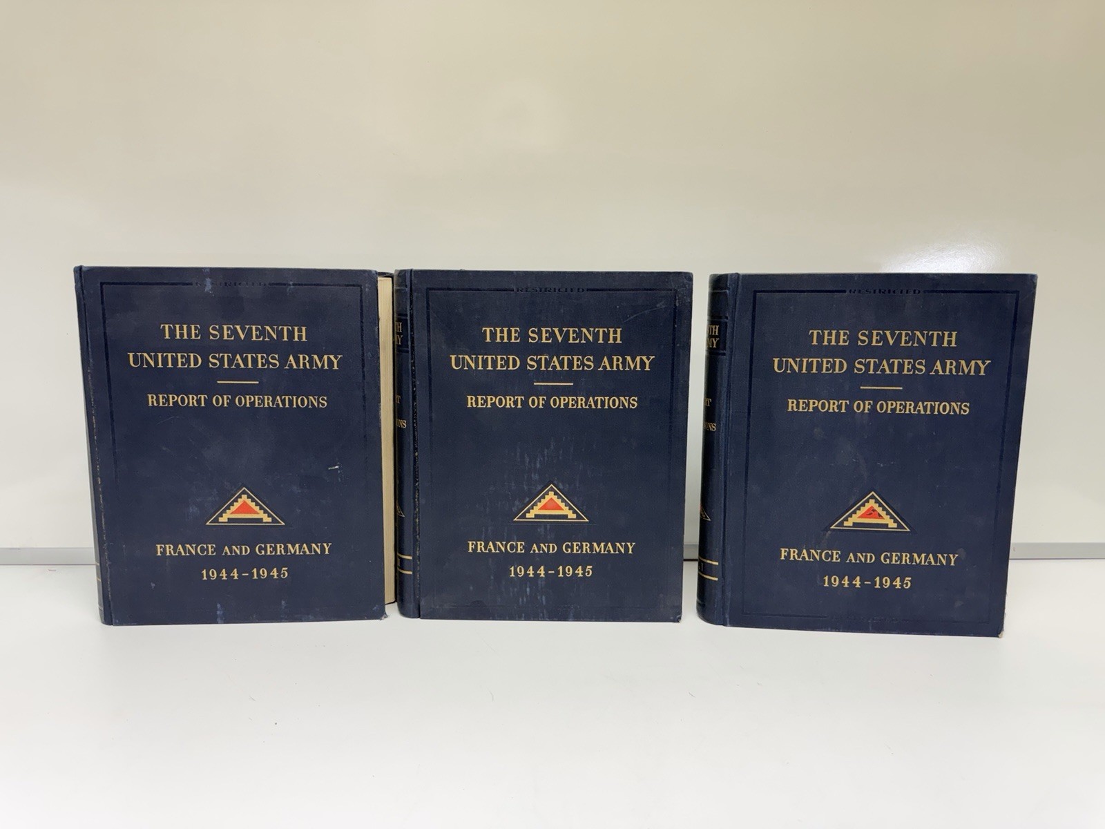 7th United States Army Report of Operations France and Germany 1944-1945 3 Vols