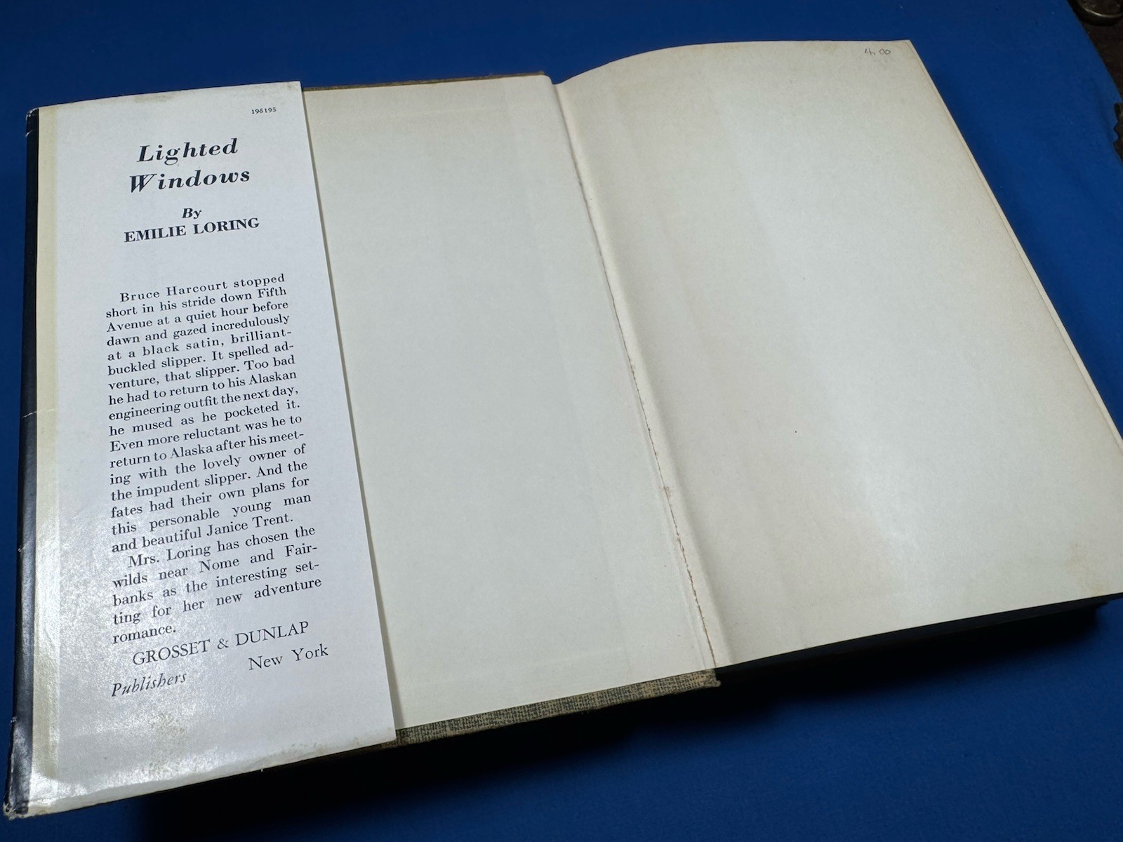 1930 1st Ed. LIGHTED WINDOWS w/ DJ ~ Emilie Loring, Publ Grosset & Dunlap 320 pg