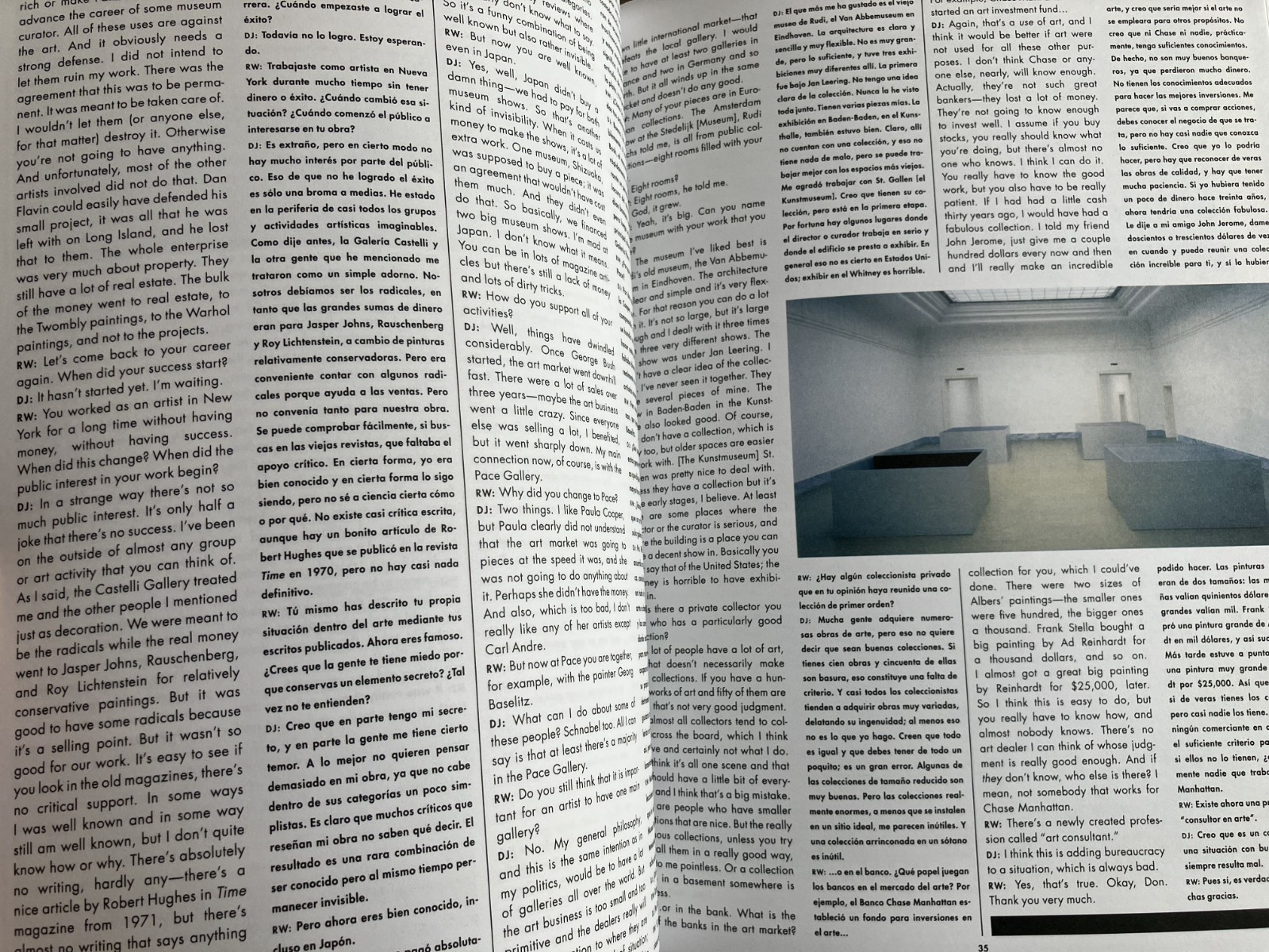 Chinati Foundation Newsletter Vol 14: Eng/Span – van Bruggen, Judd, Baertling