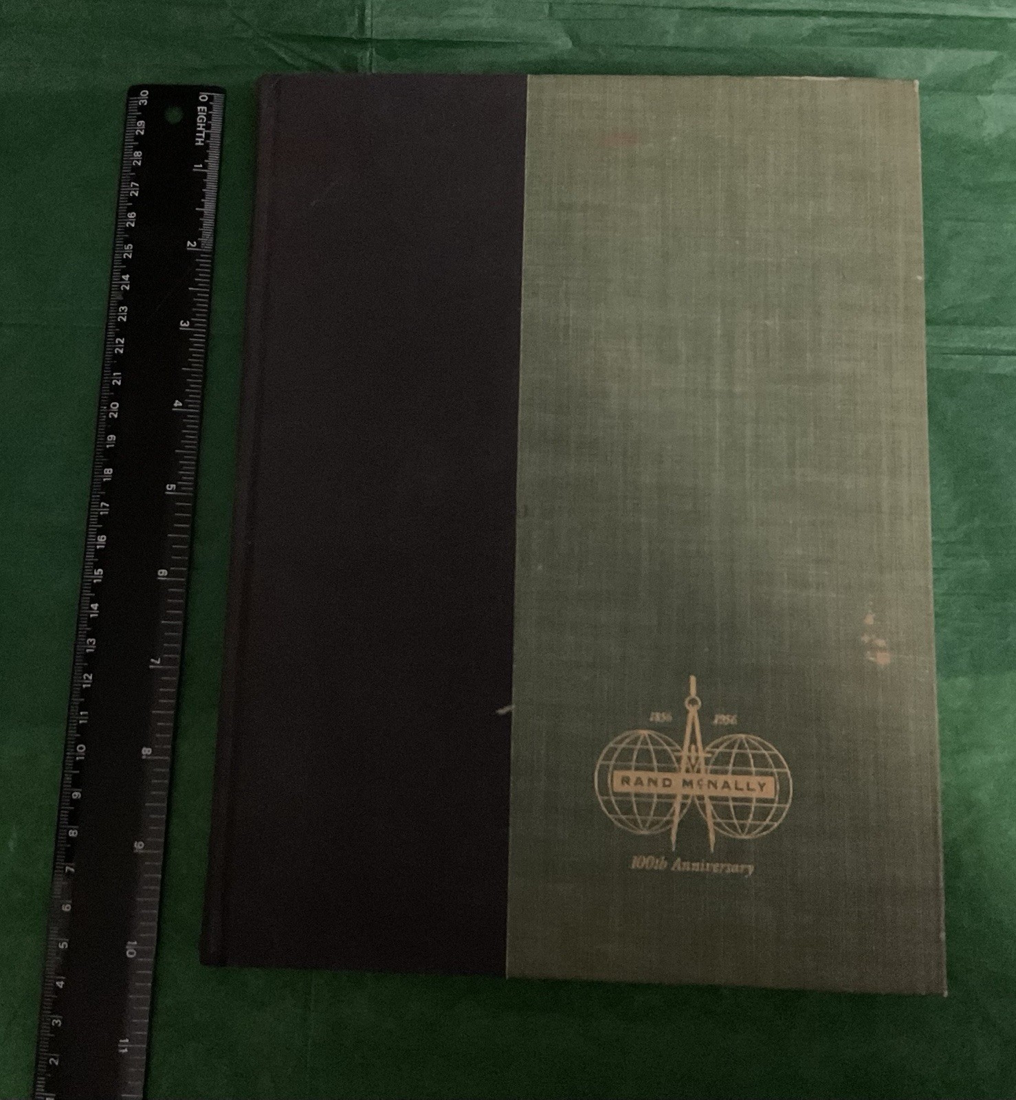 Rare 1956 Rand McNally 100th Anniversary Book – Employee Edition/With Letter