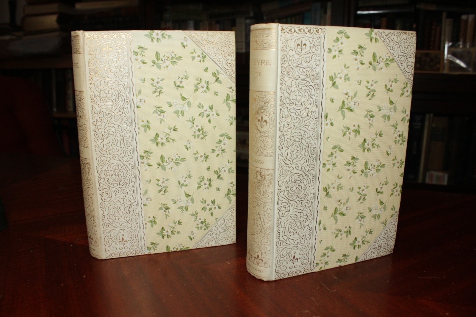 c1896 Jane Eyre Charlotte BRONTË 2 Vol. FINE Crowell Edmund H. Garrett Bronte
