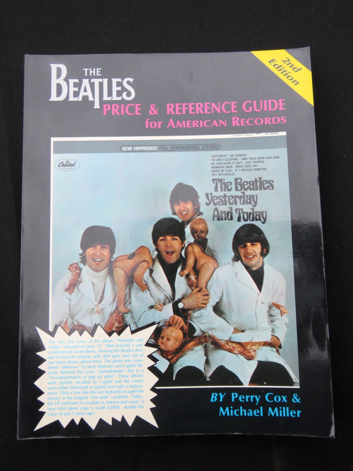 The Beatles Price & Reference Guide 2nd Edition for U.S. Records Perry Cox 1987
