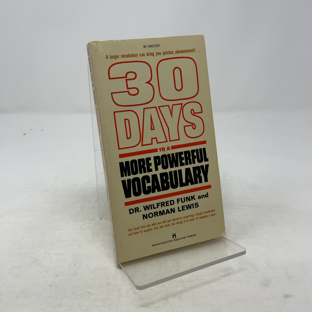 30 Days to a More Powerful Vocabulary by Wilfred Funk; Norman Lewis PB First Thu
