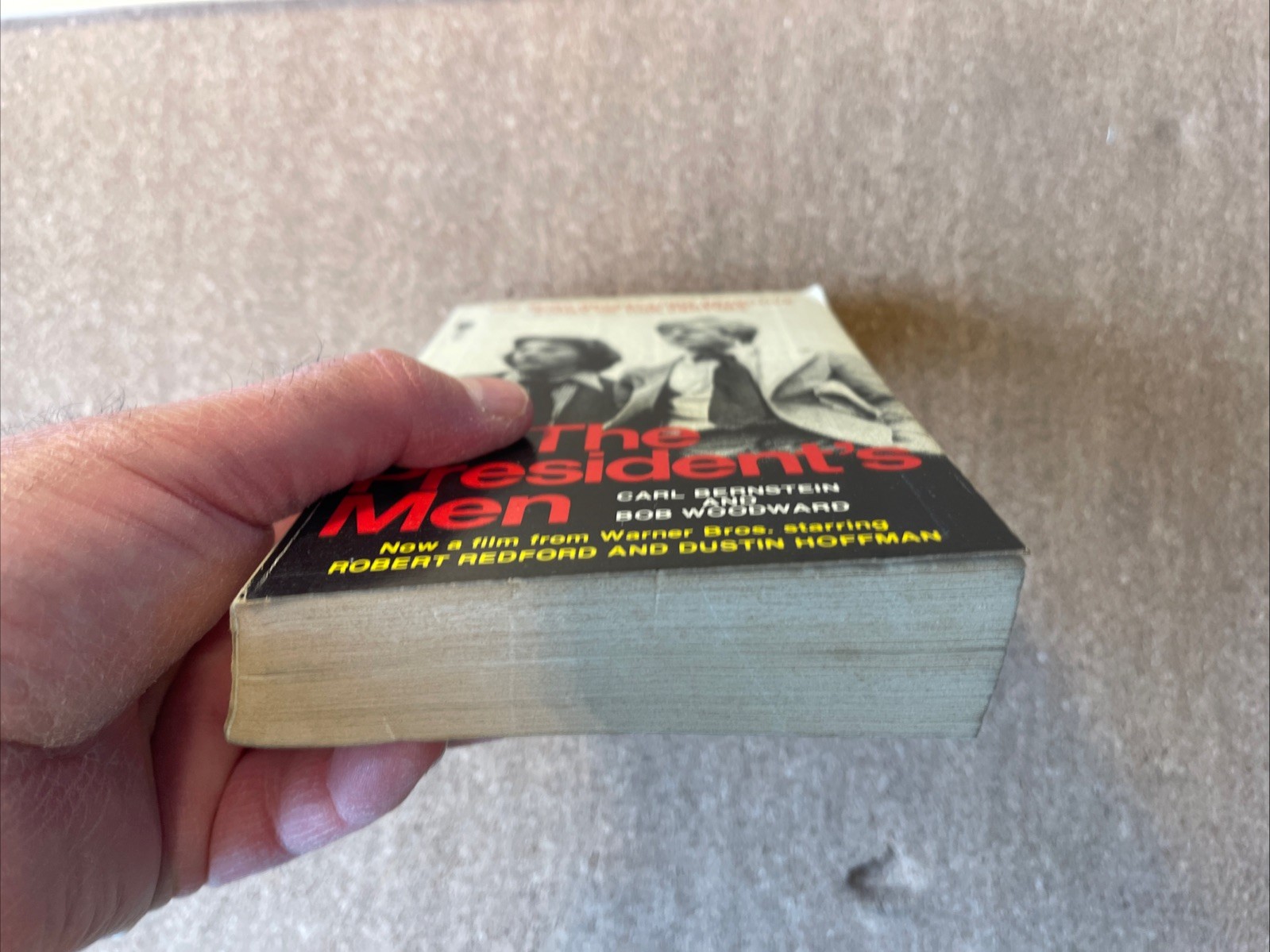 All The President’s Men By Bernstein & Woodward VGC 1976 PB Movie Cover Redford