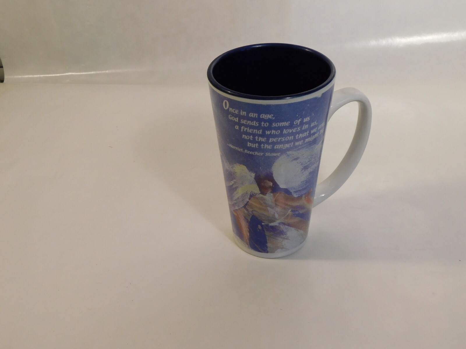 Abbey Press16oz mug w/Angles and blessing, by”Harriet Beecher Stowe”
