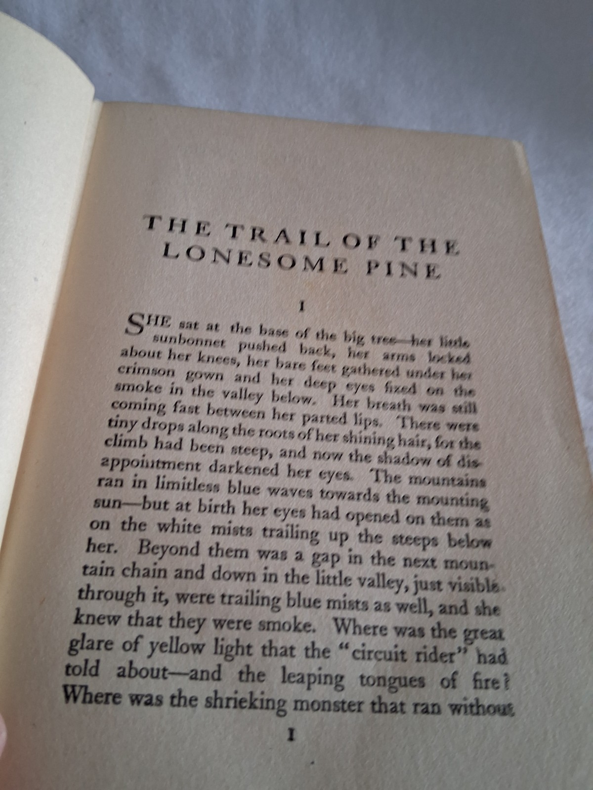Vintage 1908 1st Edition “The Trail of the Lonesome Pine” by John Fox Jr.