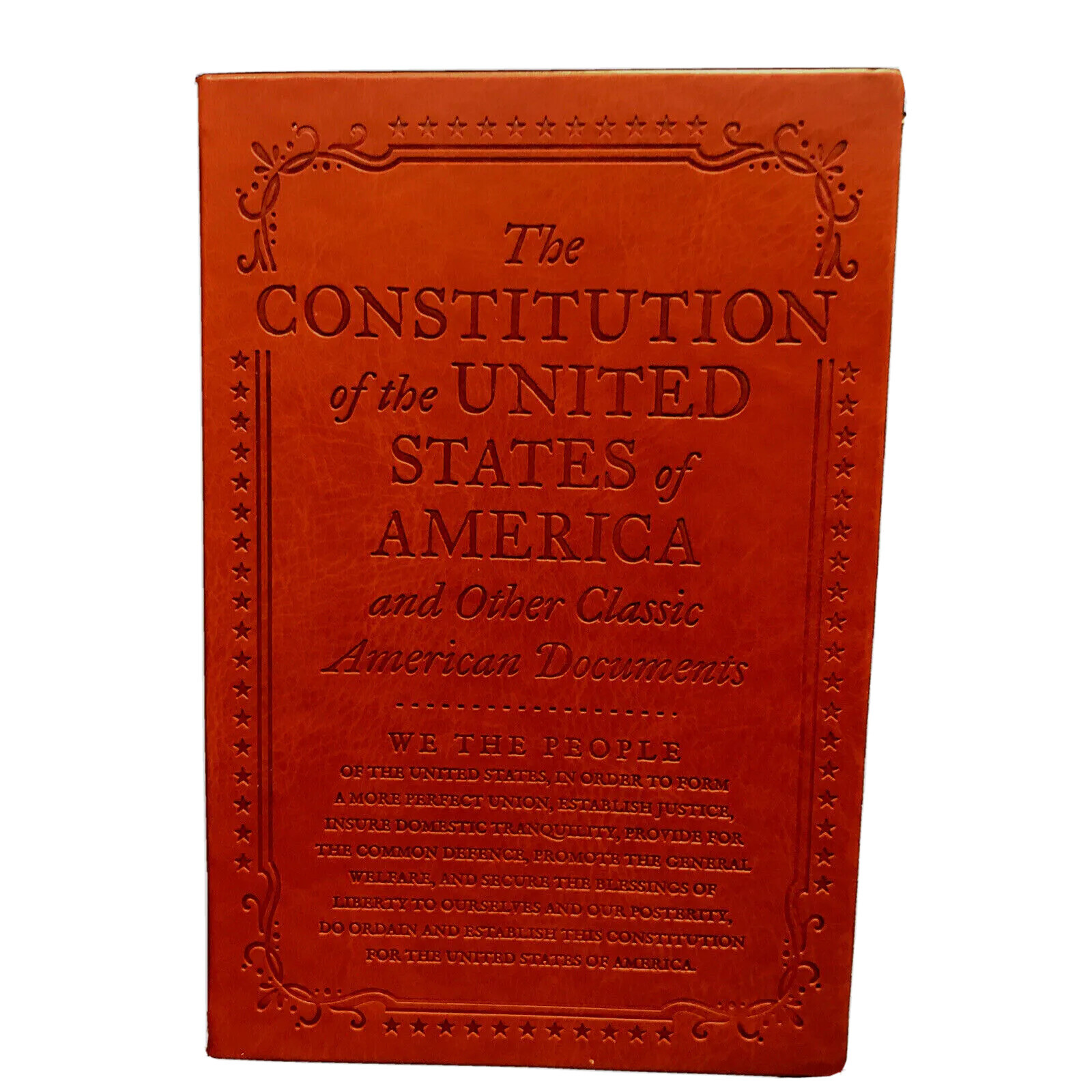 ❤️THE CONSTITUTION of the UNITED STATES of AMERICA & Other Documents FauxLeather