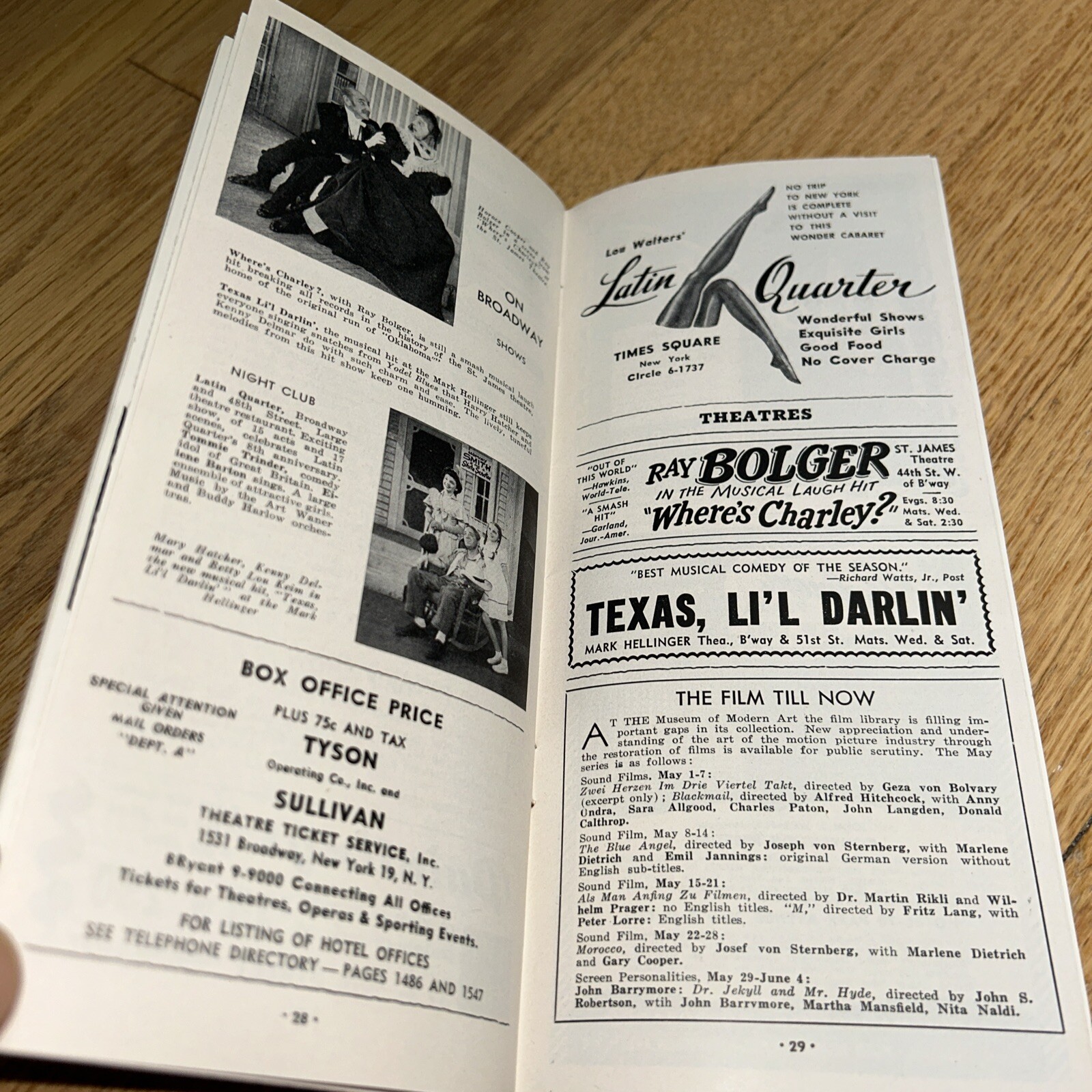 May 1950 THE NEW YORK VISITOR NY Guide NEW YORK CENTRAL SYSTEM RR – CENTRAL PARK