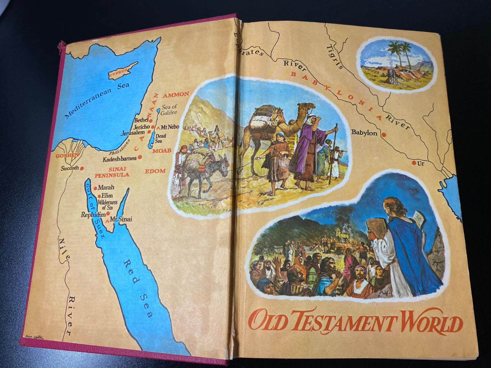 Egermeier’s Bible Story Book (1969) Warner Press Hardcover Illustrated