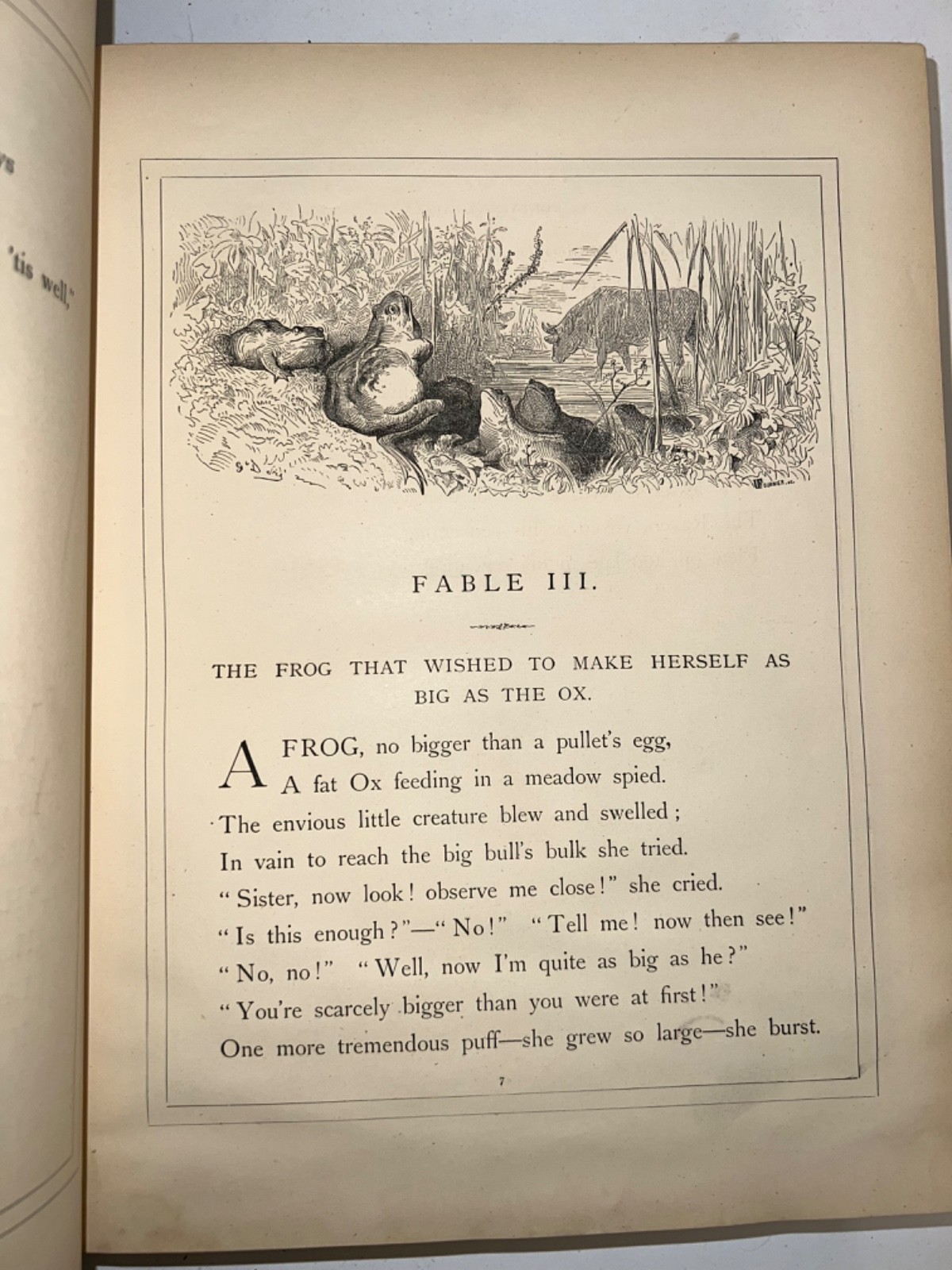 GUSTAVE DORÉ illustrated THE FABLES OF LA FONTAINE, ca. 1870, English transl.