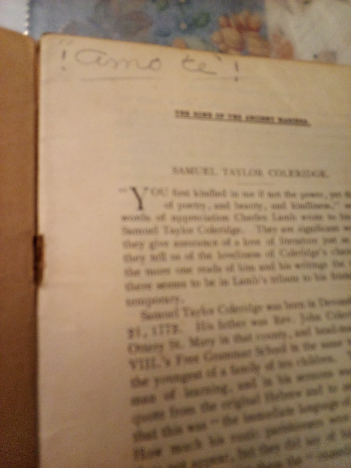 Antique Book Eclectic English Classics Rime Of The Ancient Mariner Coleridge