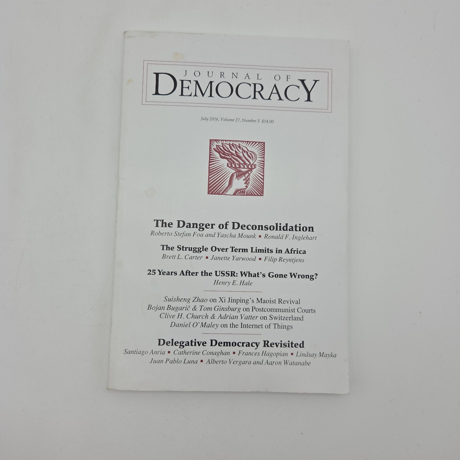Journal of Democracy – Volume 31, July # 3 and October # 4