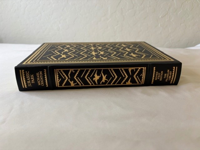 Jurassic Park Michael Crichton Signed 1st Edition Franklin Library