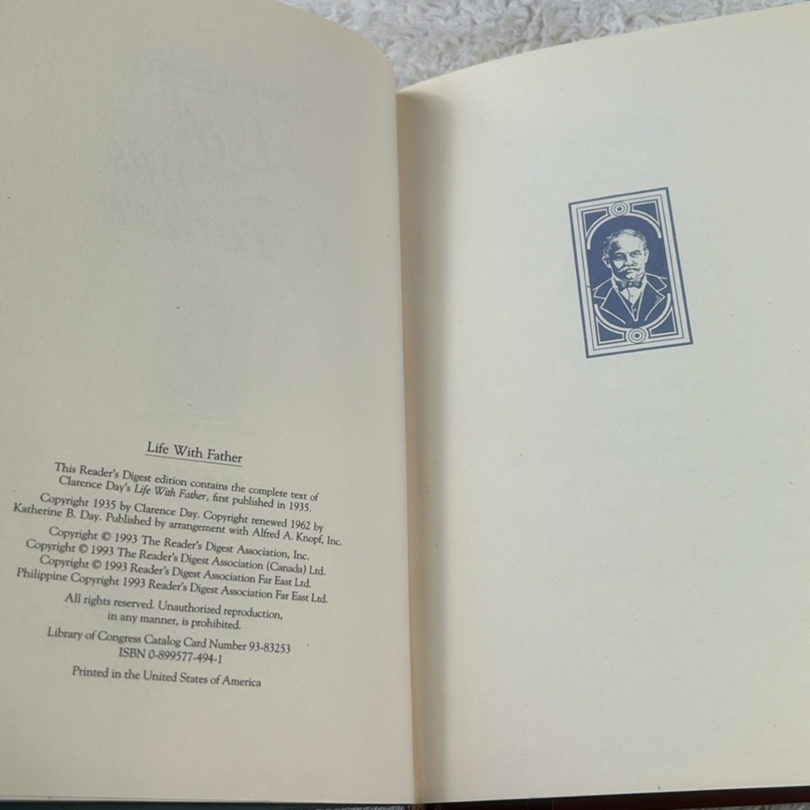 Lot of 3 Readers Digest Edition vtg books – Twain, Verne, Day HC GOOD