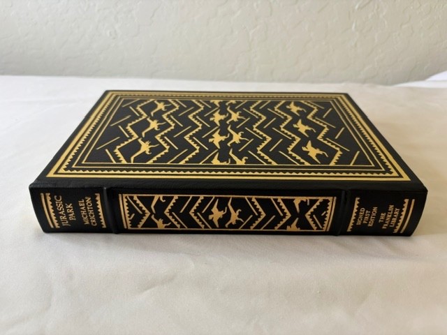Jurassic Park Michael Crichton Signed 1st Edition Franklin Library