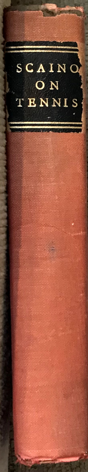 “SCAINO ON TENNIS” 1951 1ST LTD ED. 1ST ENG. TRANSLATION OF 1555 BOOK ON TENNIS