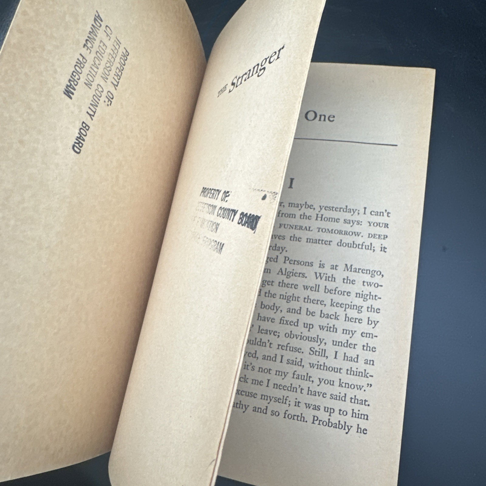 1946/The Stranger by Albert Camus – VtgPB/Good+
