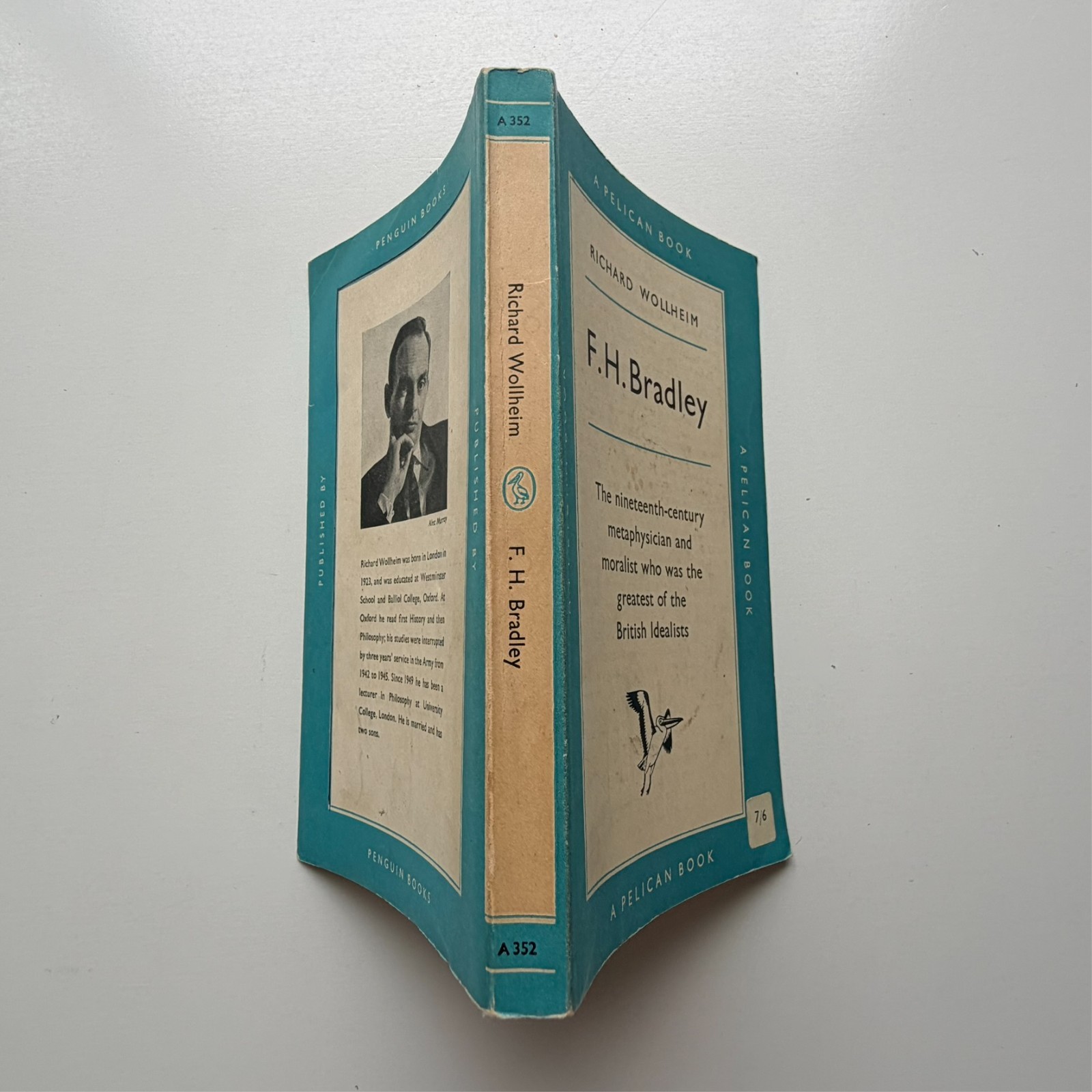 1959 F.H. Bradley – Richard Wollheim – Pelican Classics Softcover