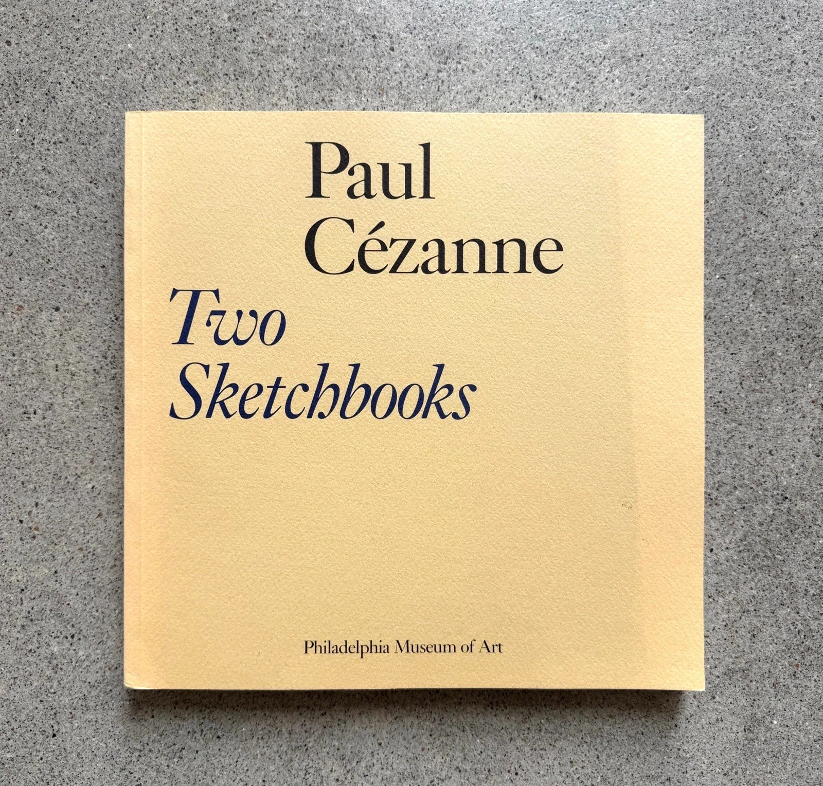Paul Cezanne Two Sketchbooks 1989 Philadelphia Museum Tarn Ex Libris