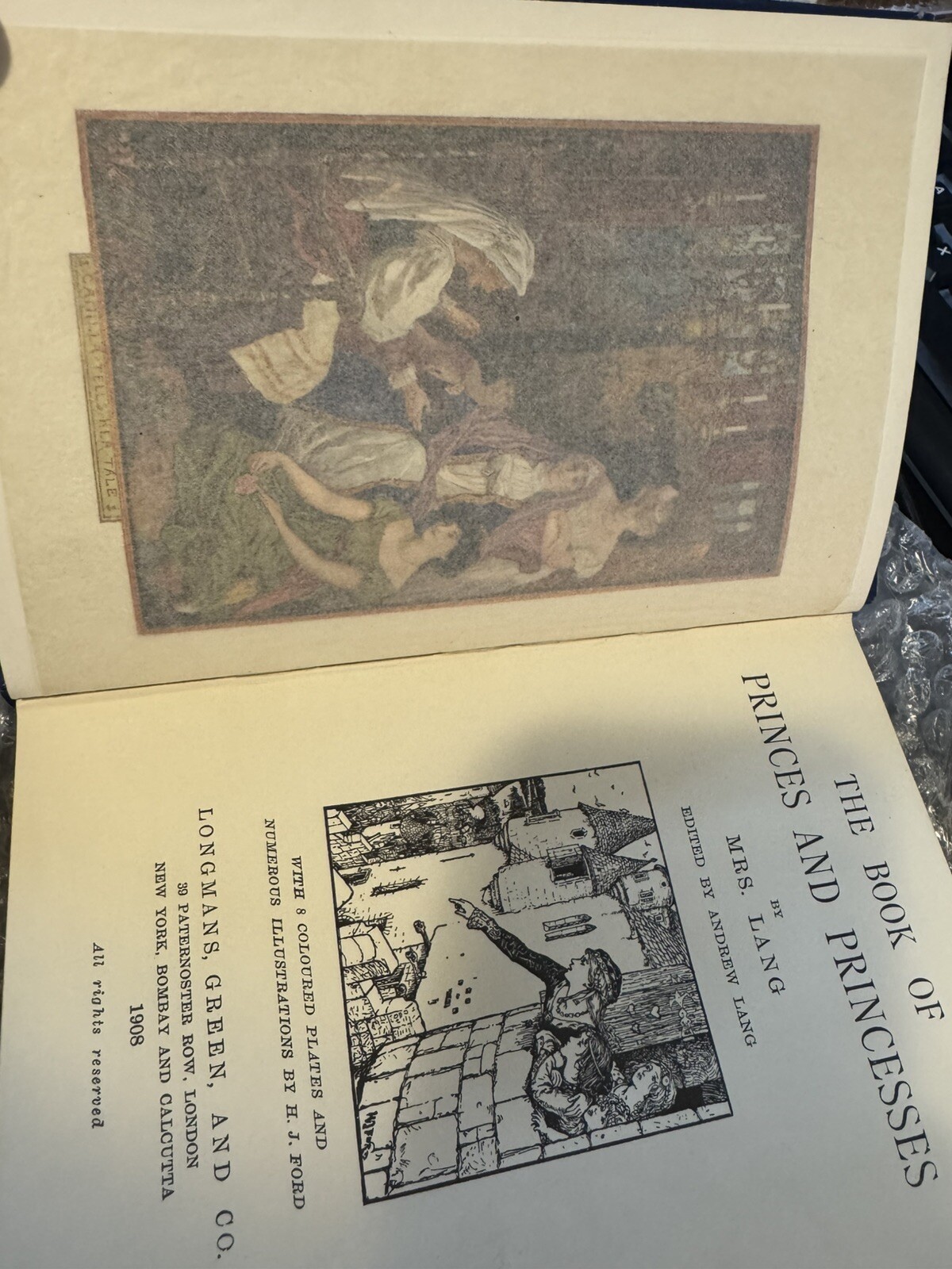 The Book Of Princes And Princesses 1st Edition From 1908