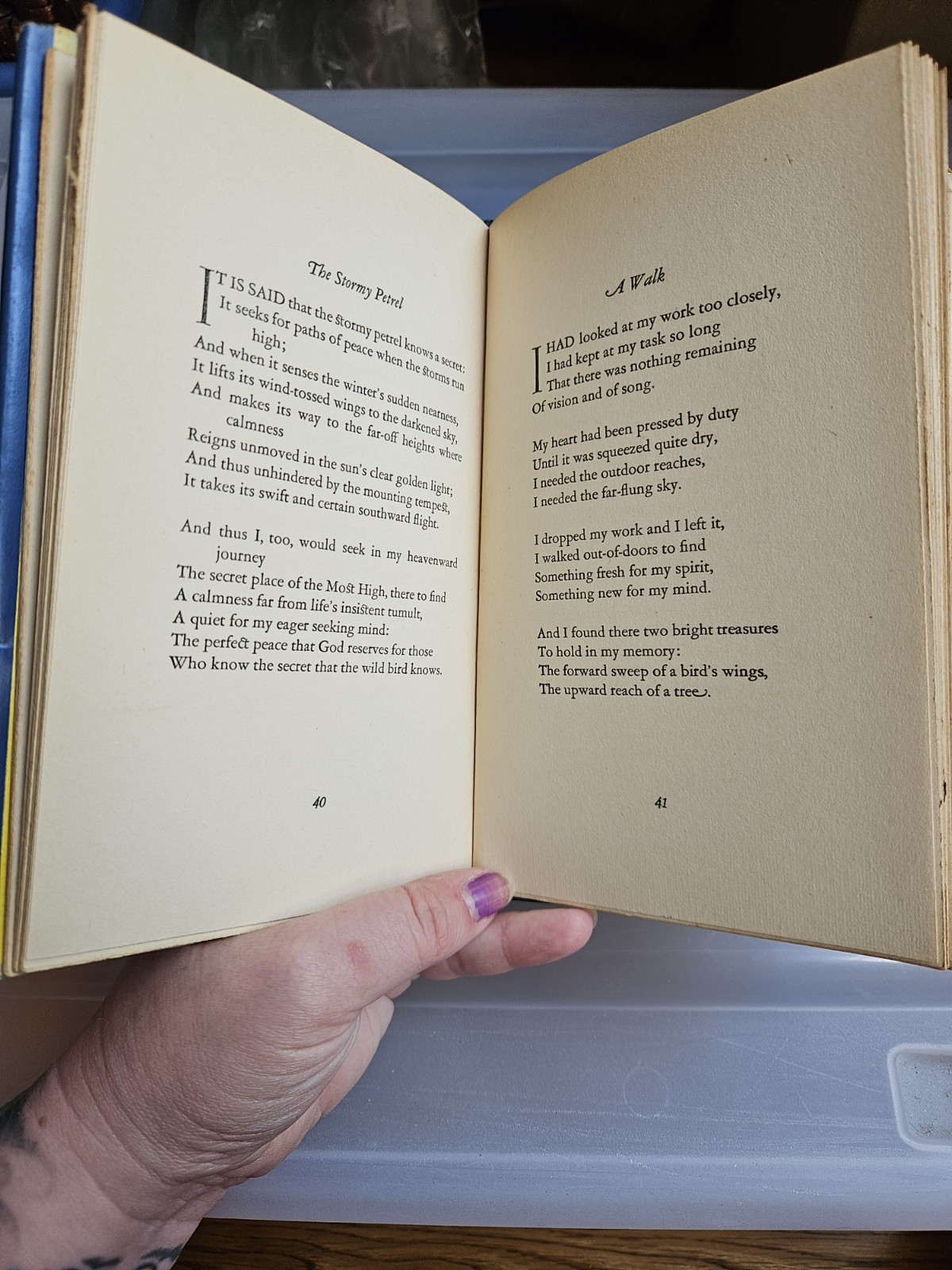 Two Autographed Poetry Books And Newspaper Clippings Of Grace Noll Crowell