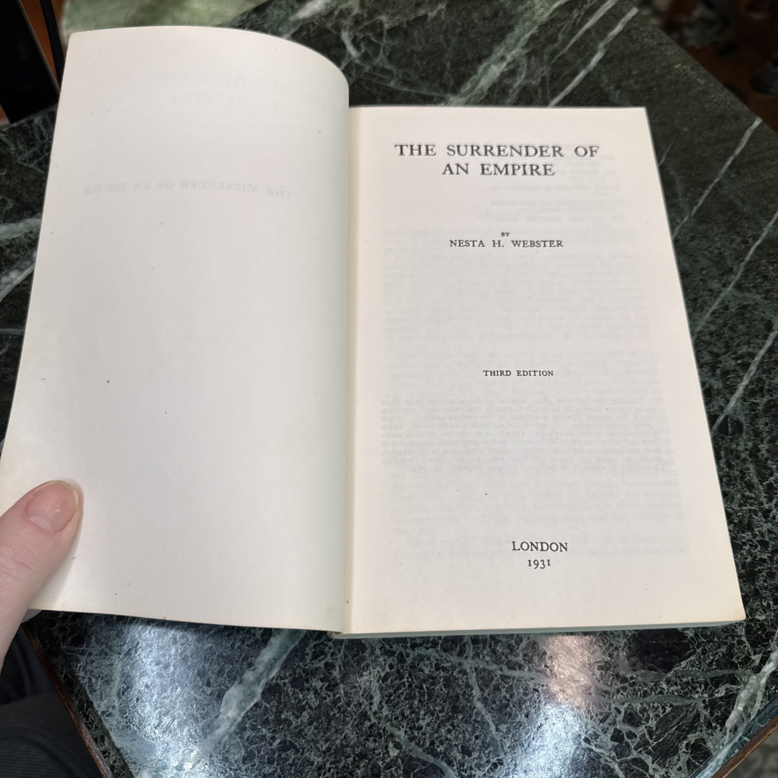Vintage Surrender of an Empire British History Politics Decline Book 1972