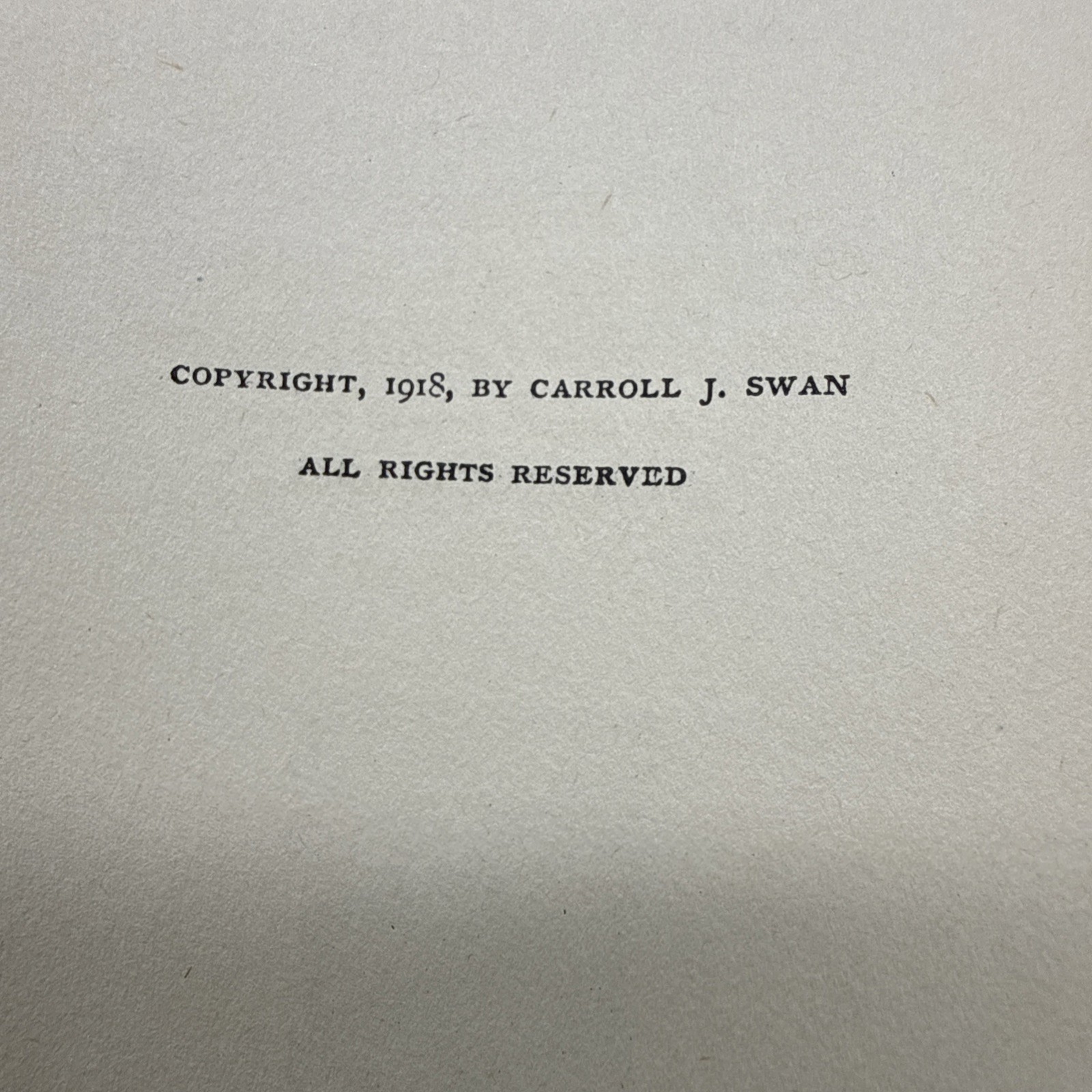 MY COMPANY by Captain Carroll Swan 1918 First Edition WWI Military 26th Division