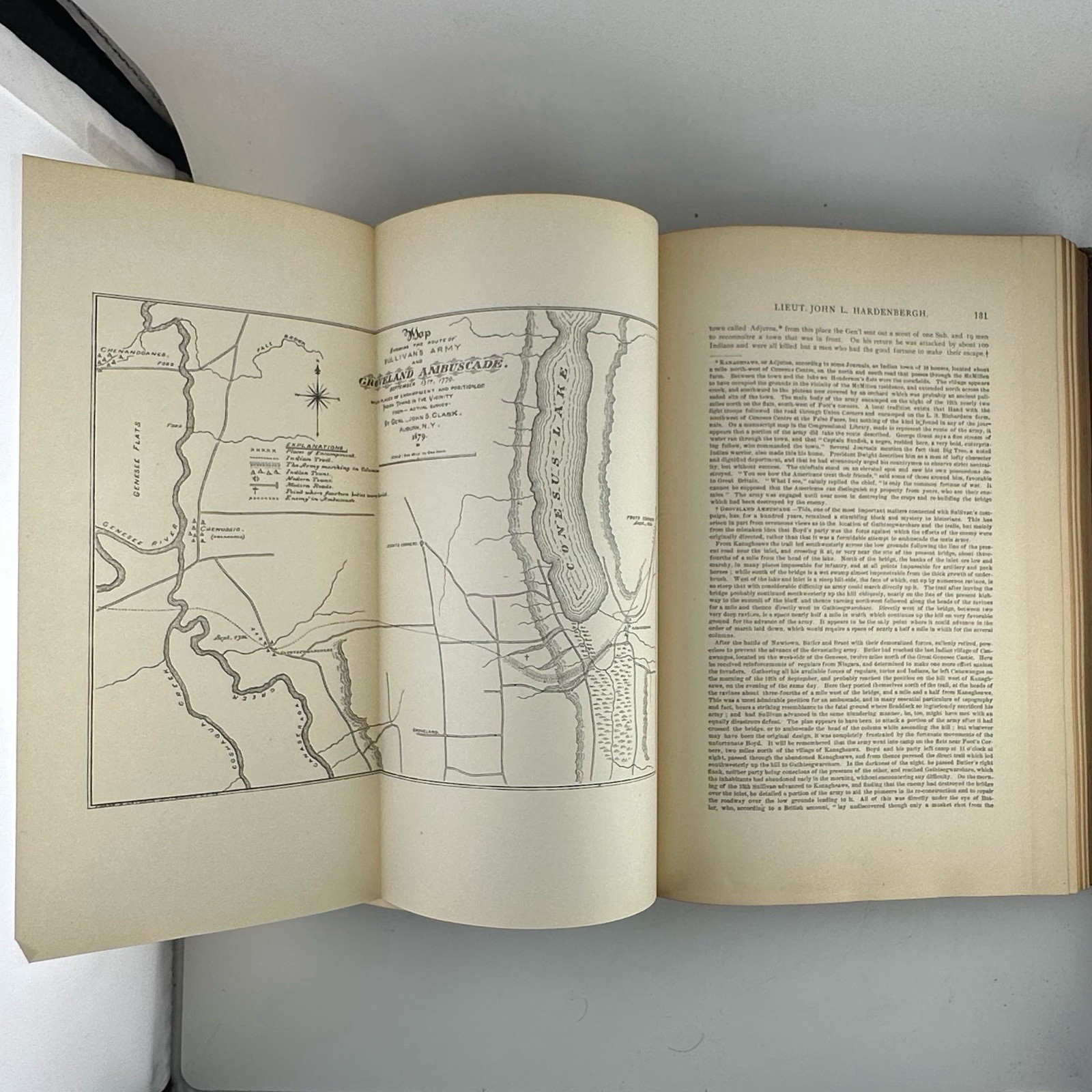 1887 General John Sullivan’s Indian Expedition 1779 Frederick Cook Maps HC