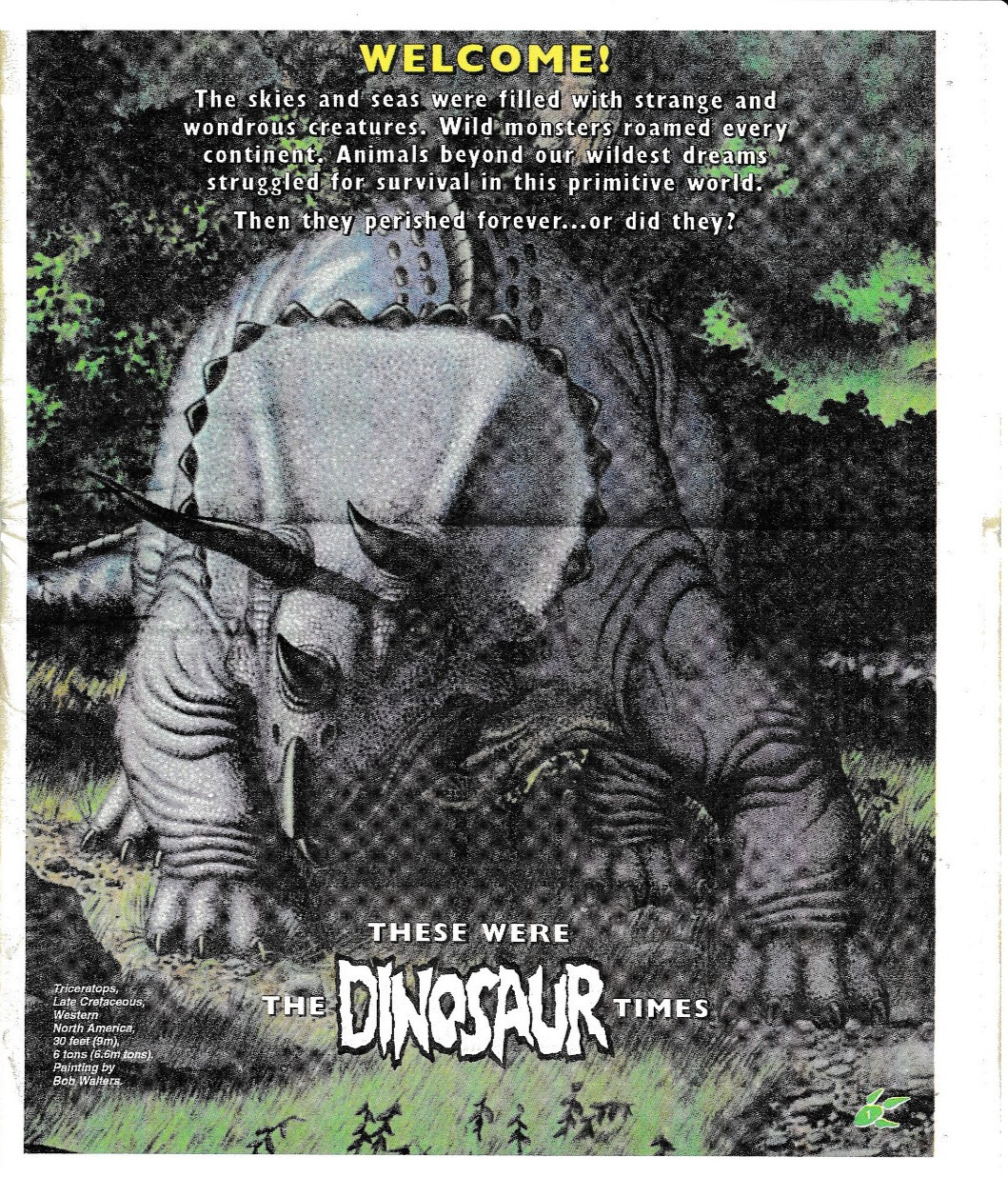 DINOSAUR TIMES #1, 2 & 3 – 1993 tabloid on films & collectibles – Jurassic Park