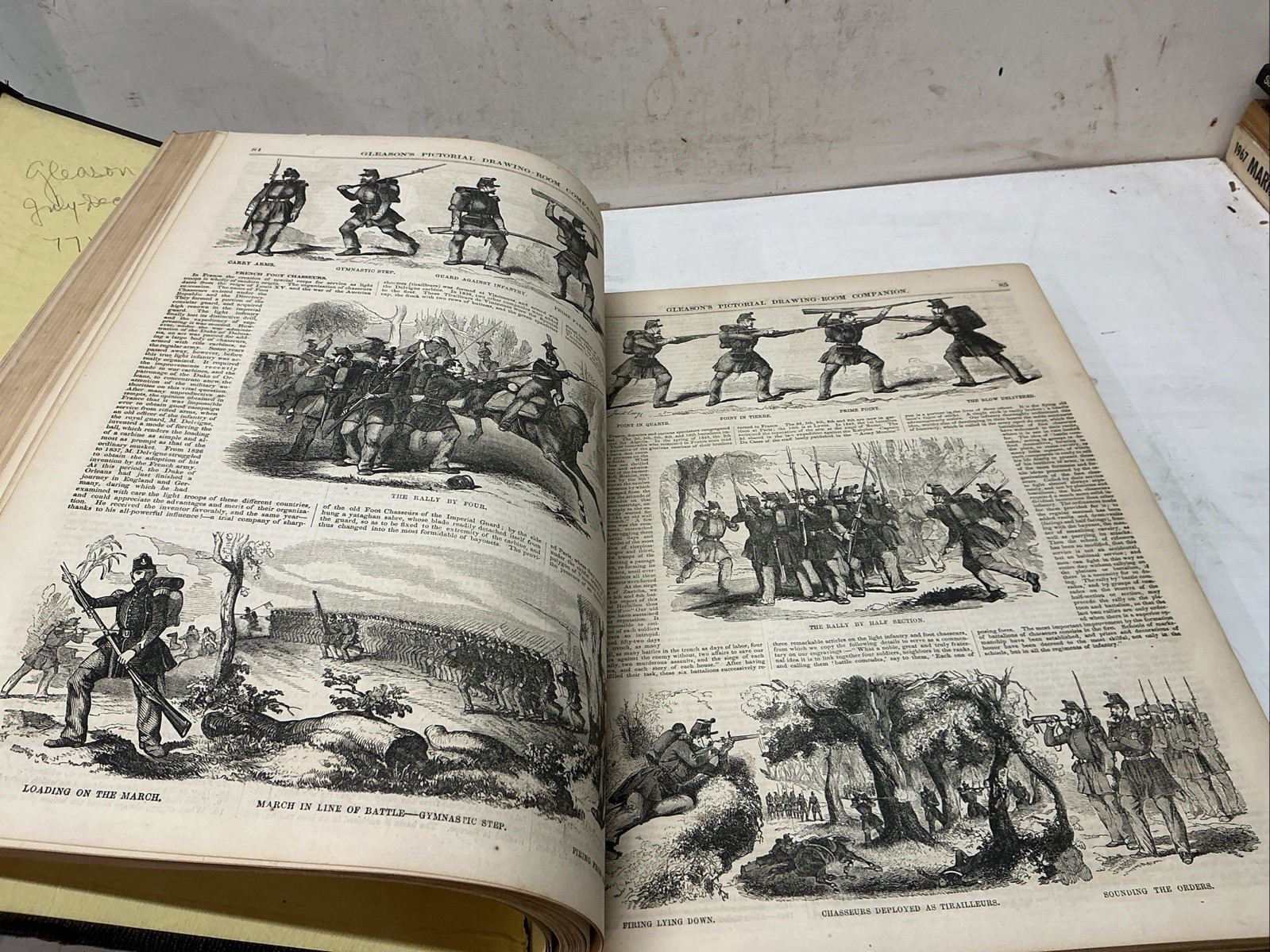 1854 Vol VII July-Dec Gleason’s Pictorial Drawing Room Companion