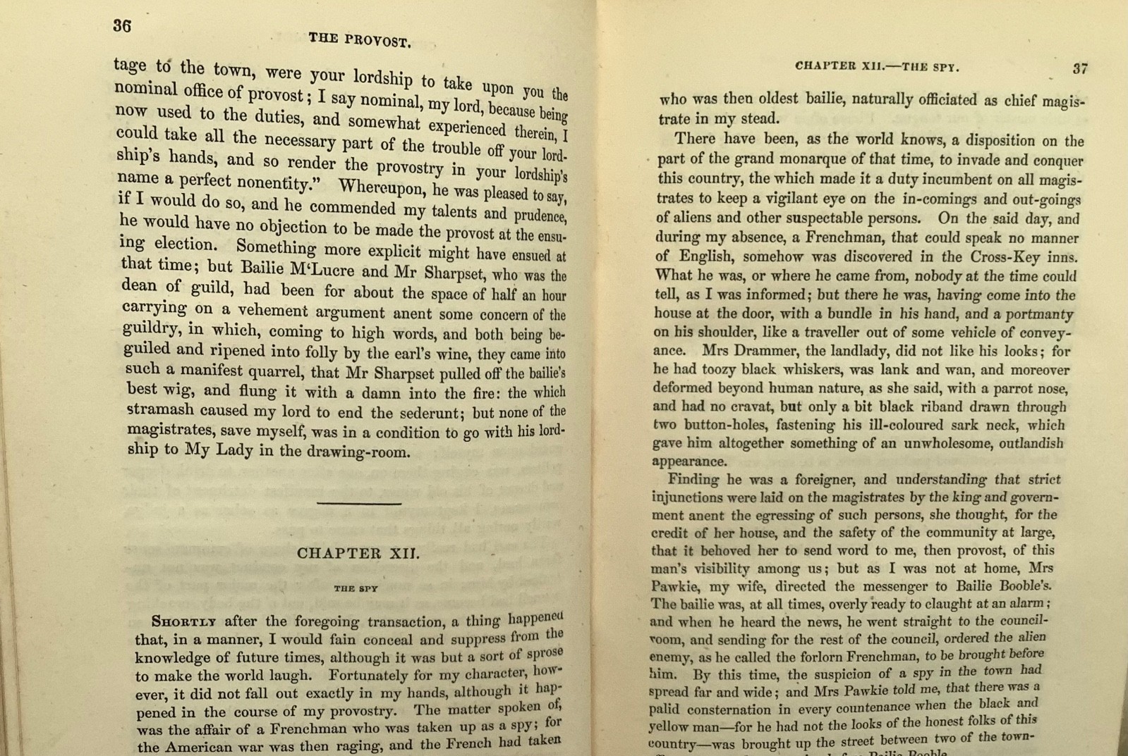 RARE BOOK – THE PROVOST AND OTHER TALES, John Galt – Blackwood’s Standard Novels