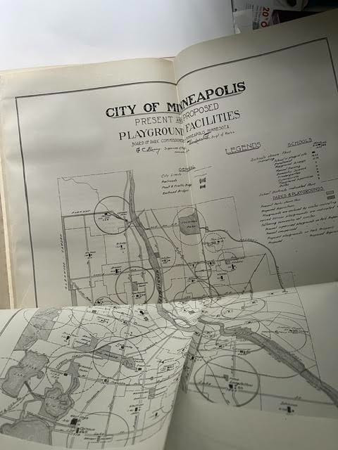 Plan of Minneapolis 1917 Civic Commission w Slipcase #496 of 1000 Edw. Bennett